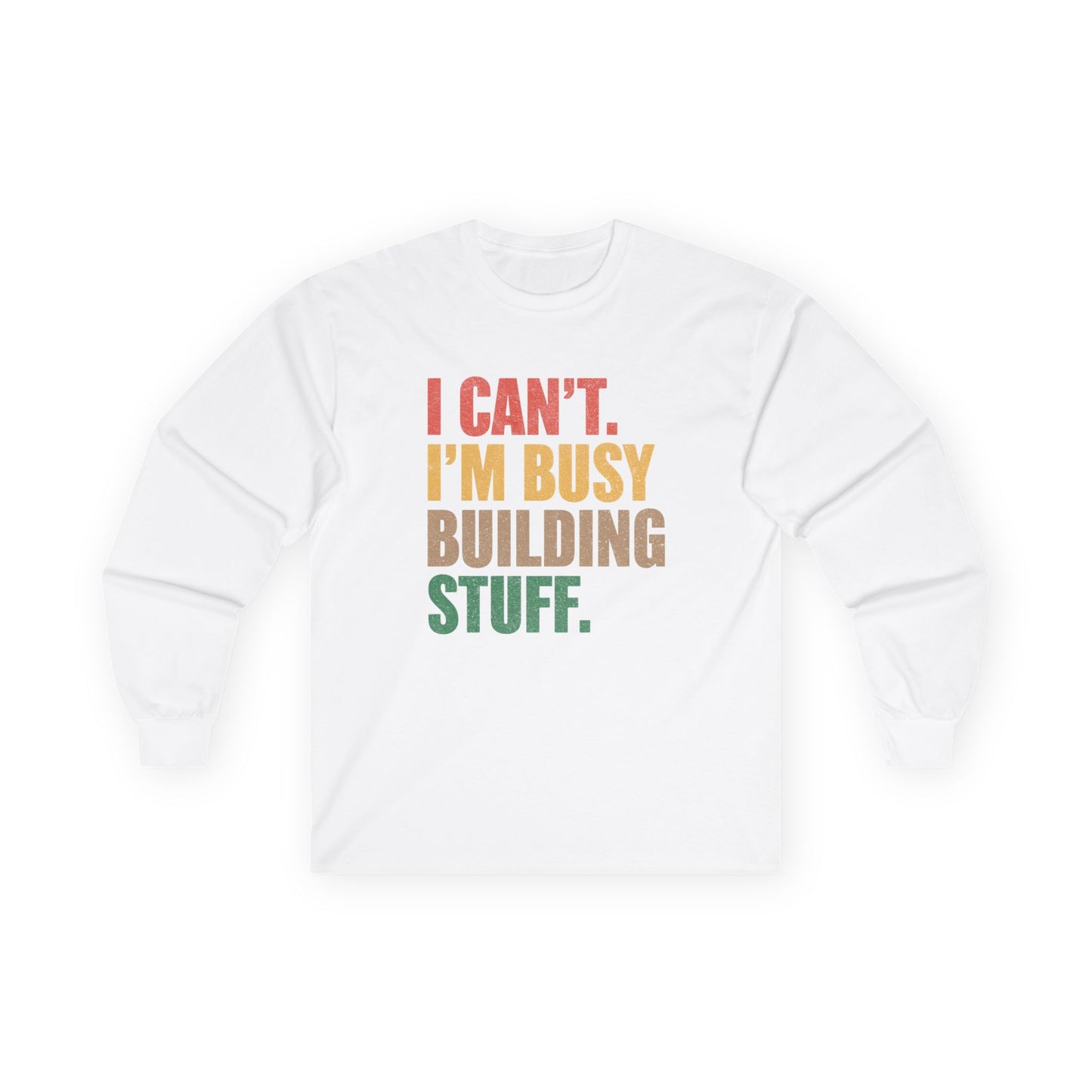 Building Stuff Long Sleeve Tee