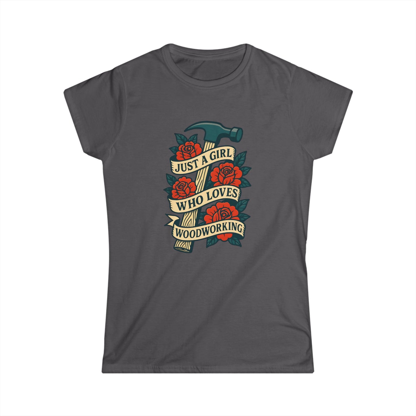 Loves Woodworking Women Tee