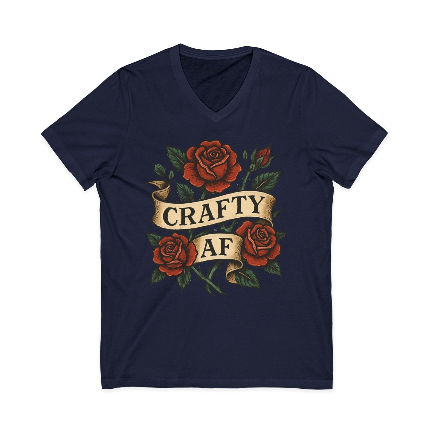 Crafty Rose V-Neck