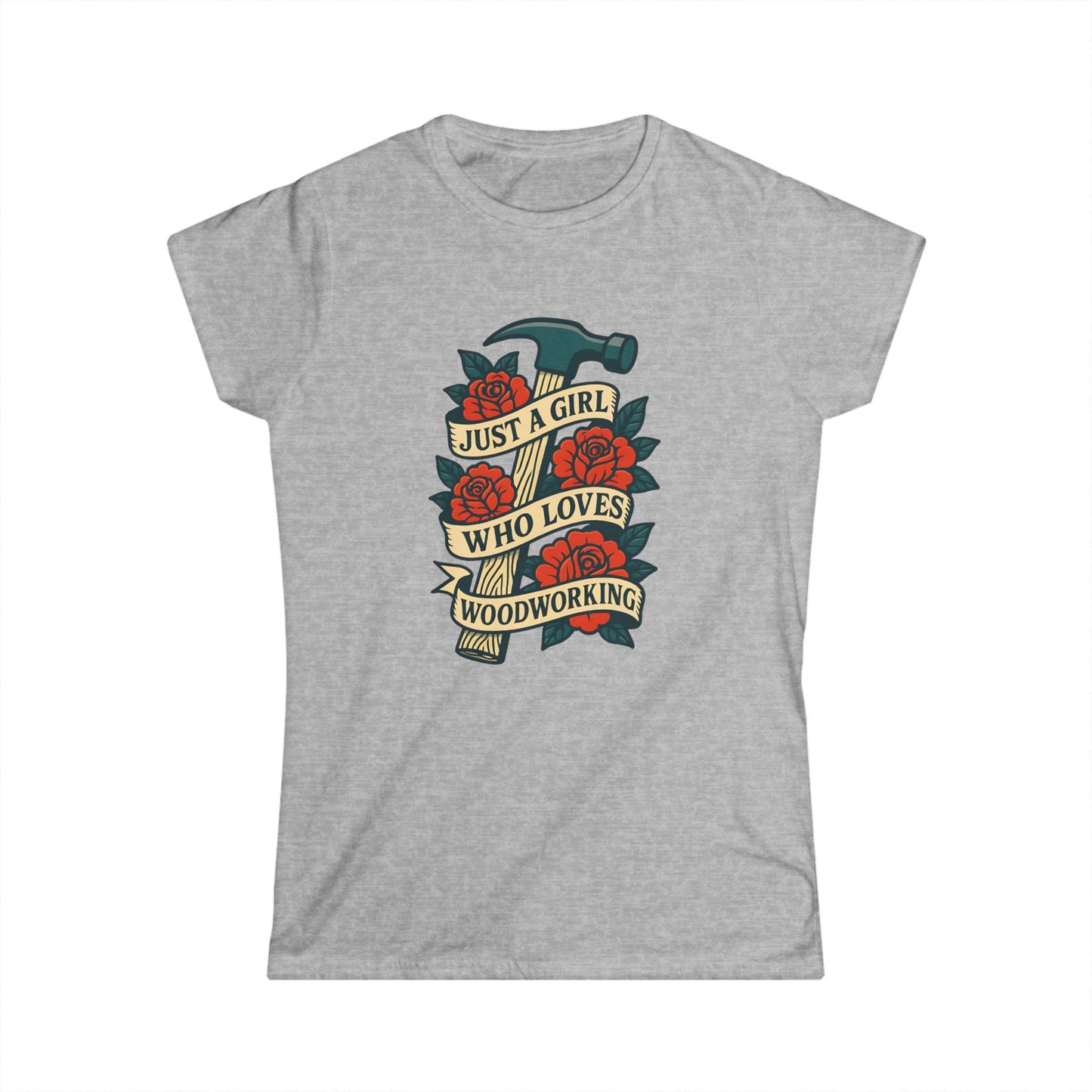 Loves Woodworking Women Tee