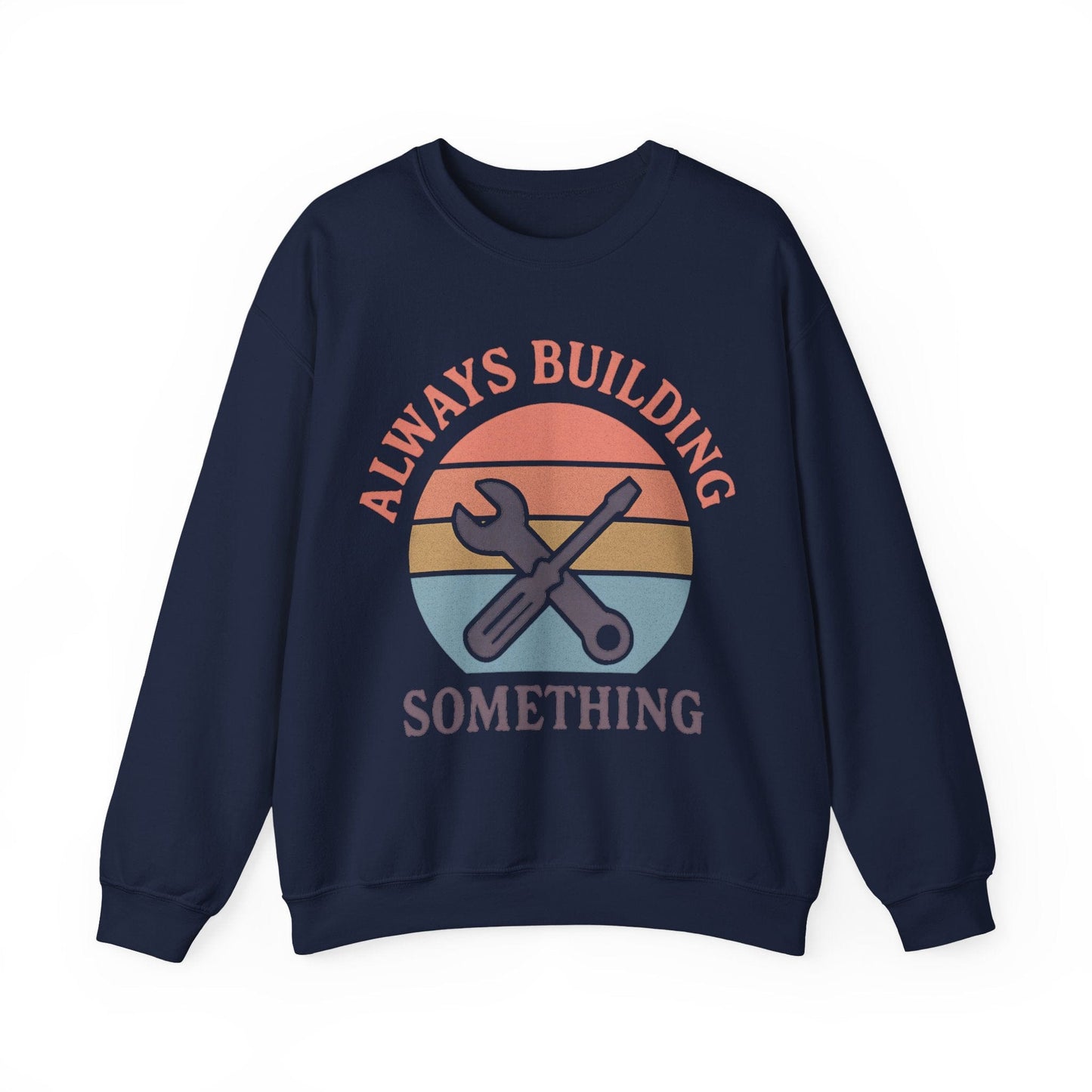Building Something Crew Neck