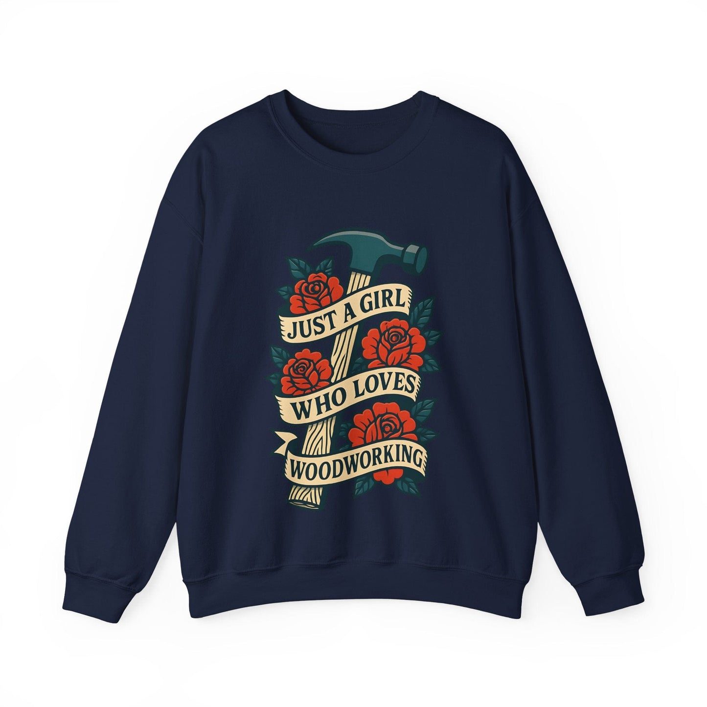 Loves Woodworking Crew Neck
