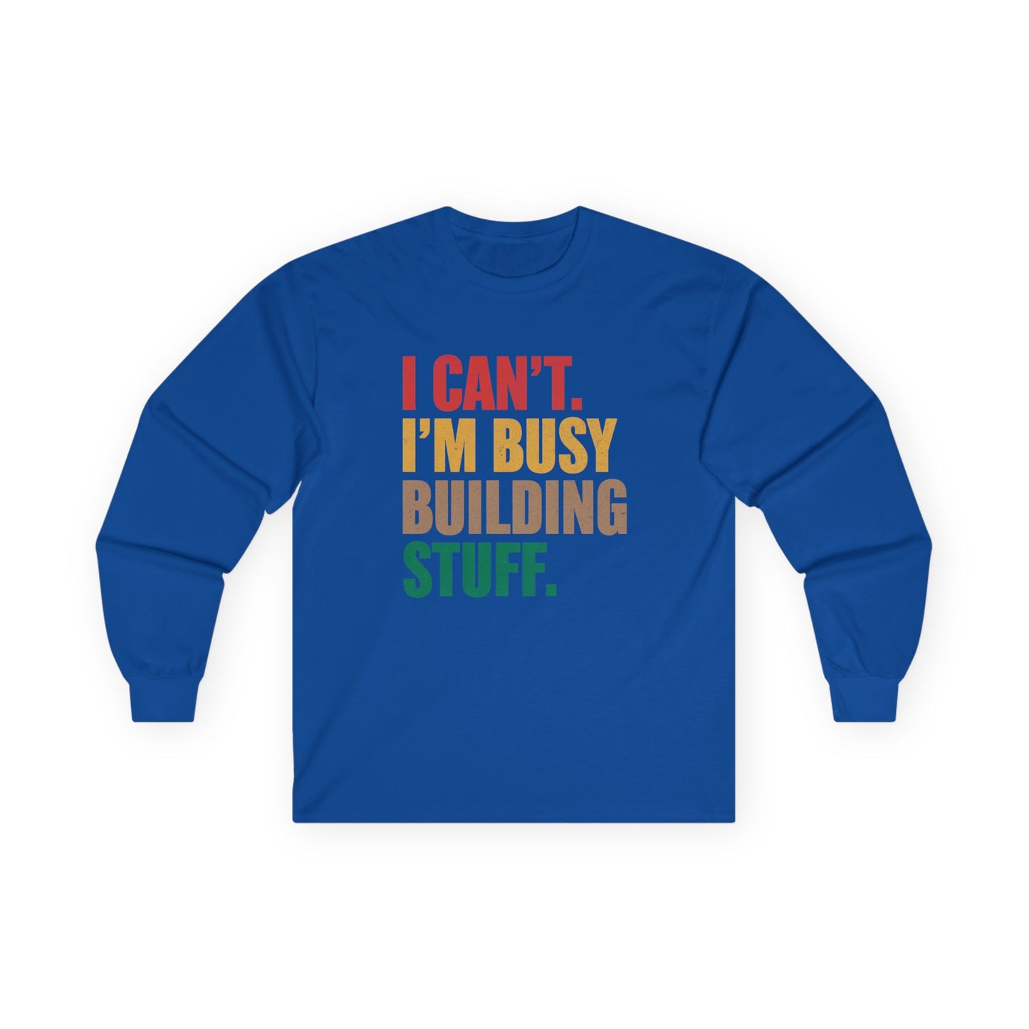Building Stuff Long Sleeve Tee