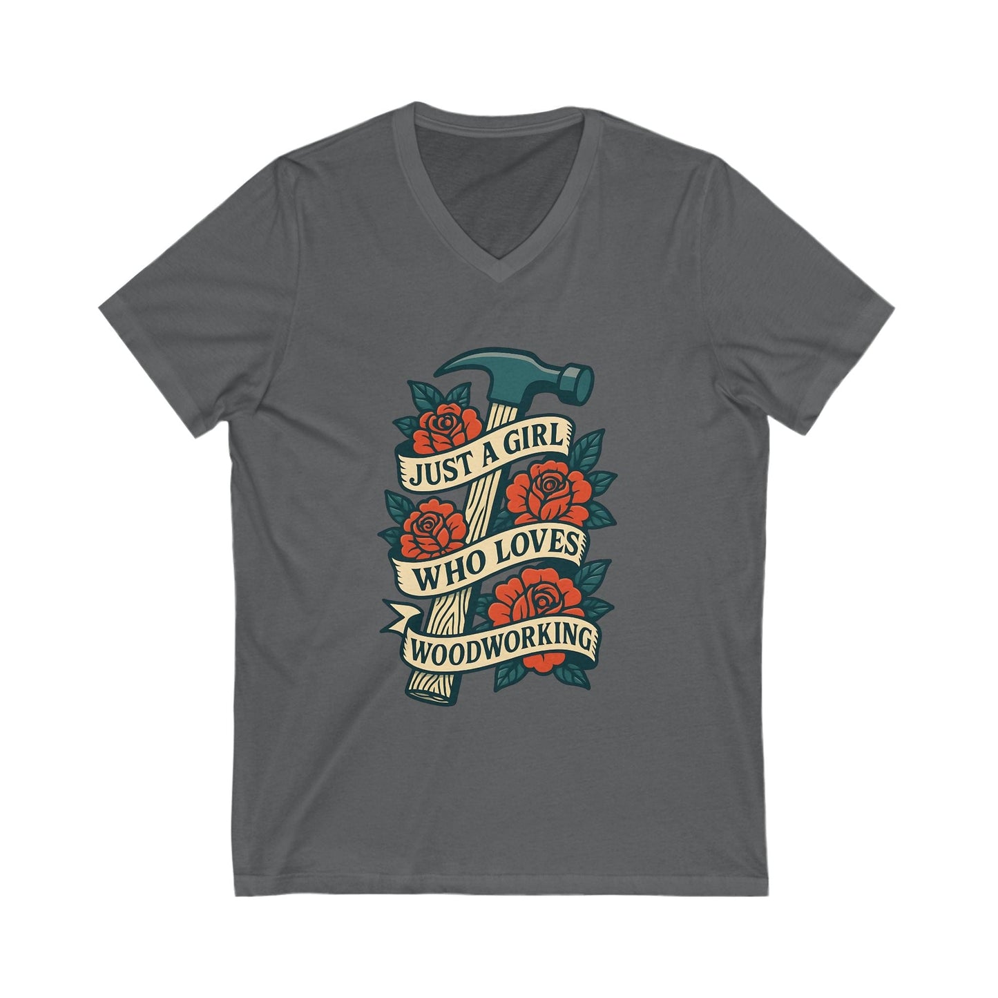 Loves Woodworking V-Neck