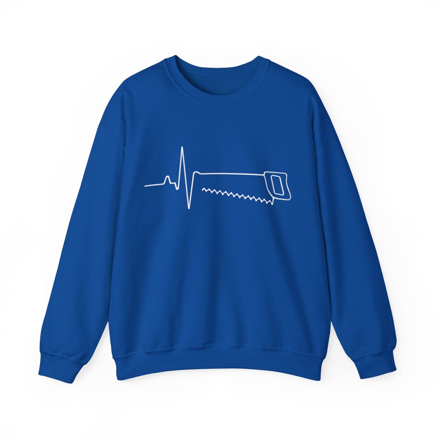 Hand Saw EKG Crew Neck