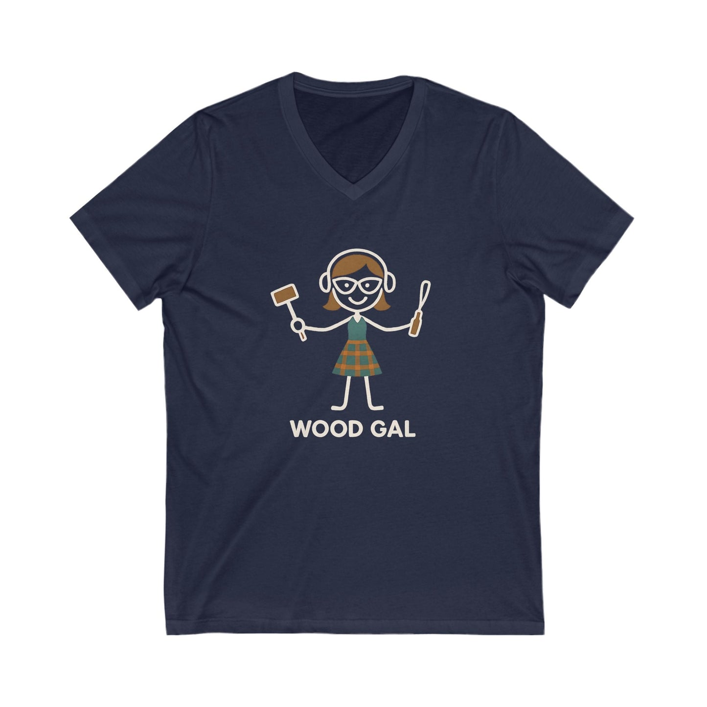 Wood Gal V-Neck