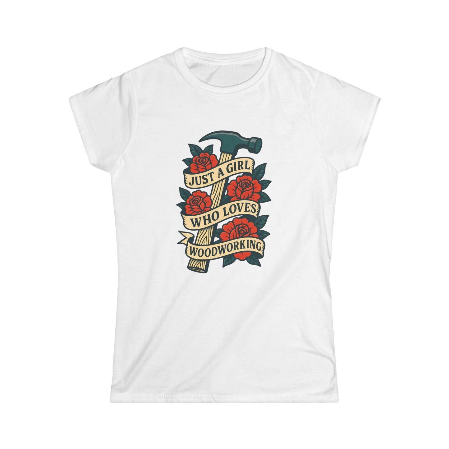 Loves Woodworking Women Tee