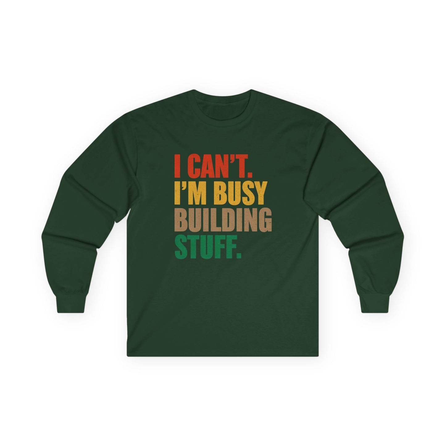Building Stuff Long Sleeve Tee