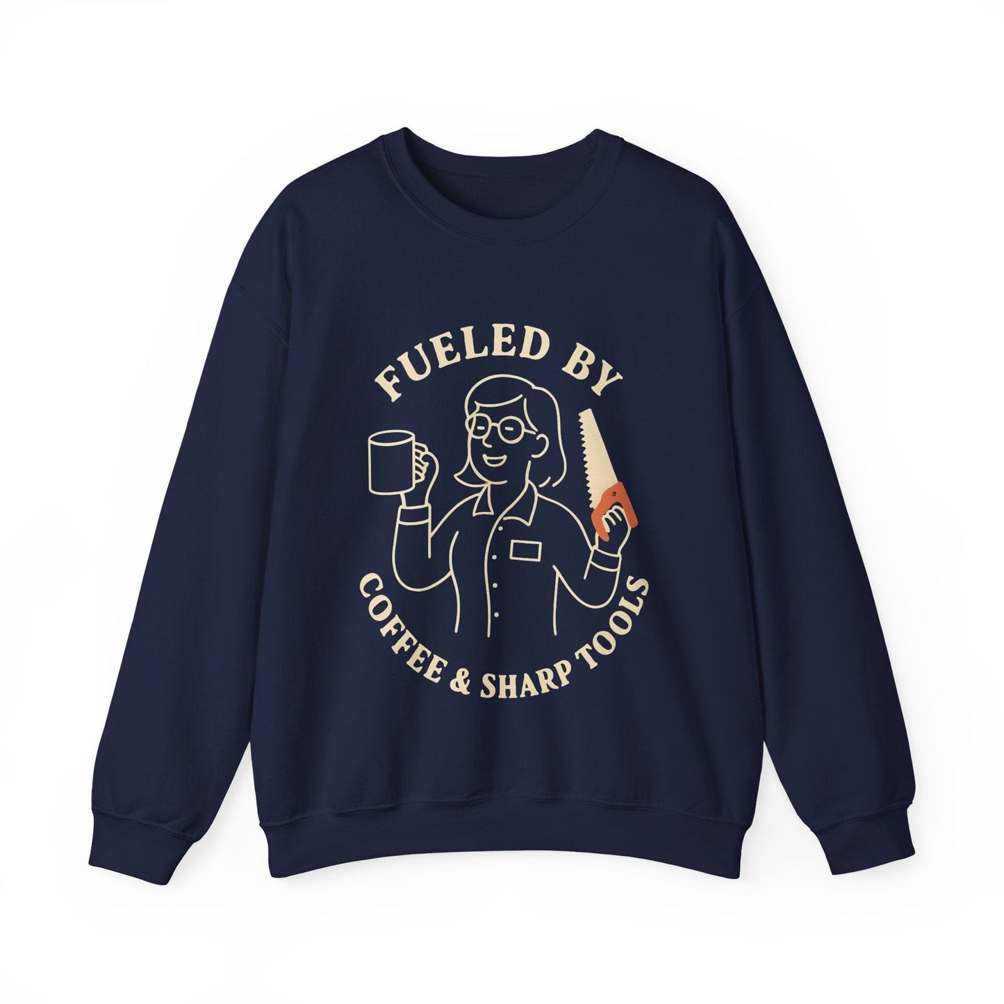 Coffee & Sharp Tools Crew Neck
