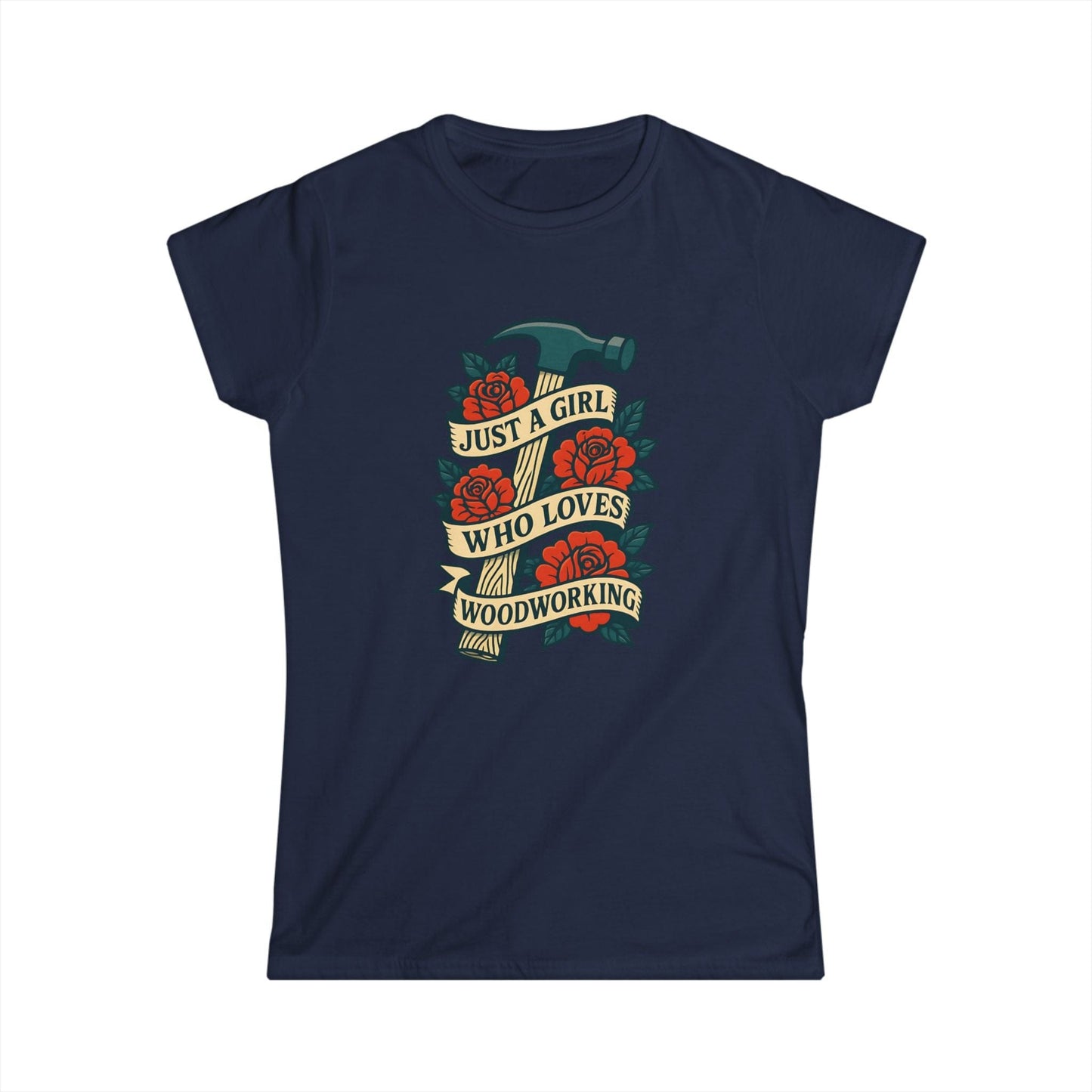 Loves Woodworking Women Tee