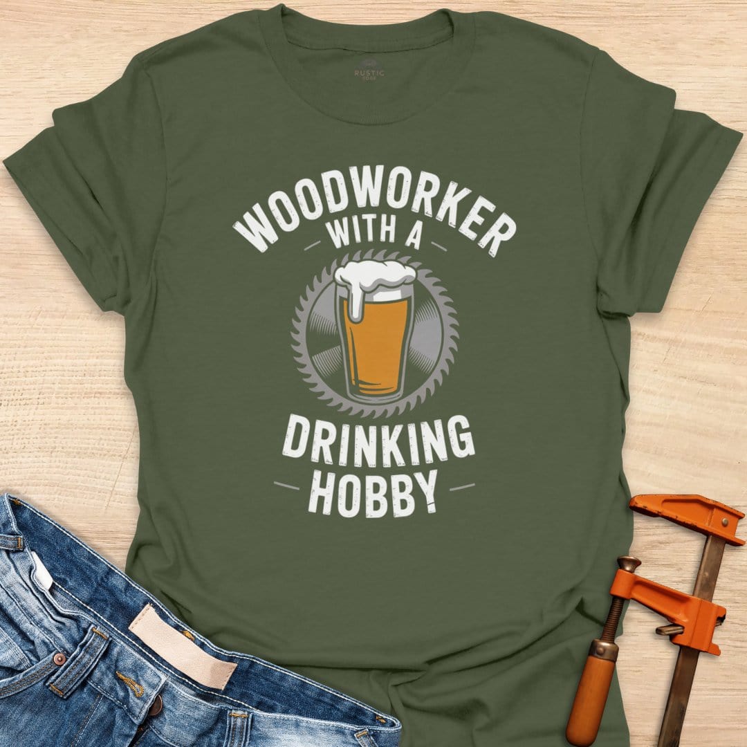 Woodworker with a Drinking Hobby