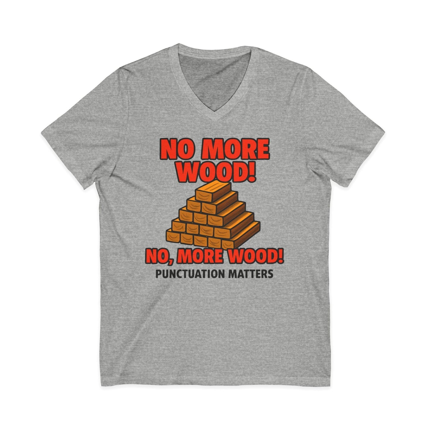 No, More Wood V-Neck