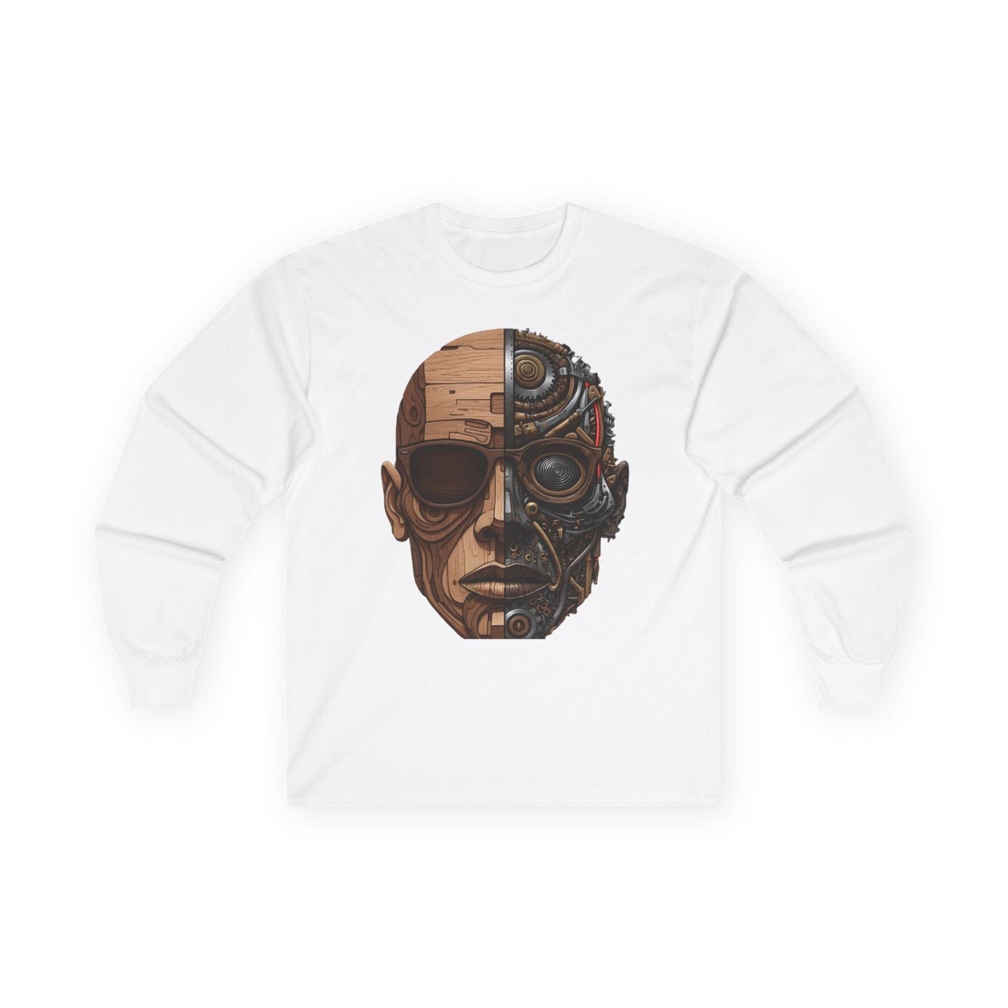 Wood Cyborg Long Sleeve Tee