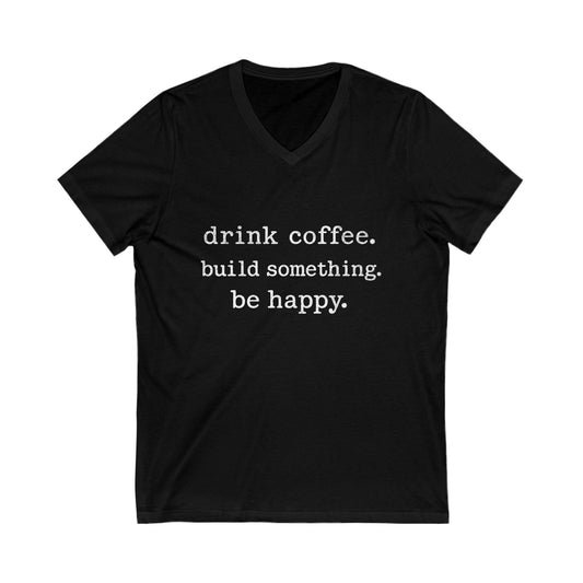 Be Happy V-Neck