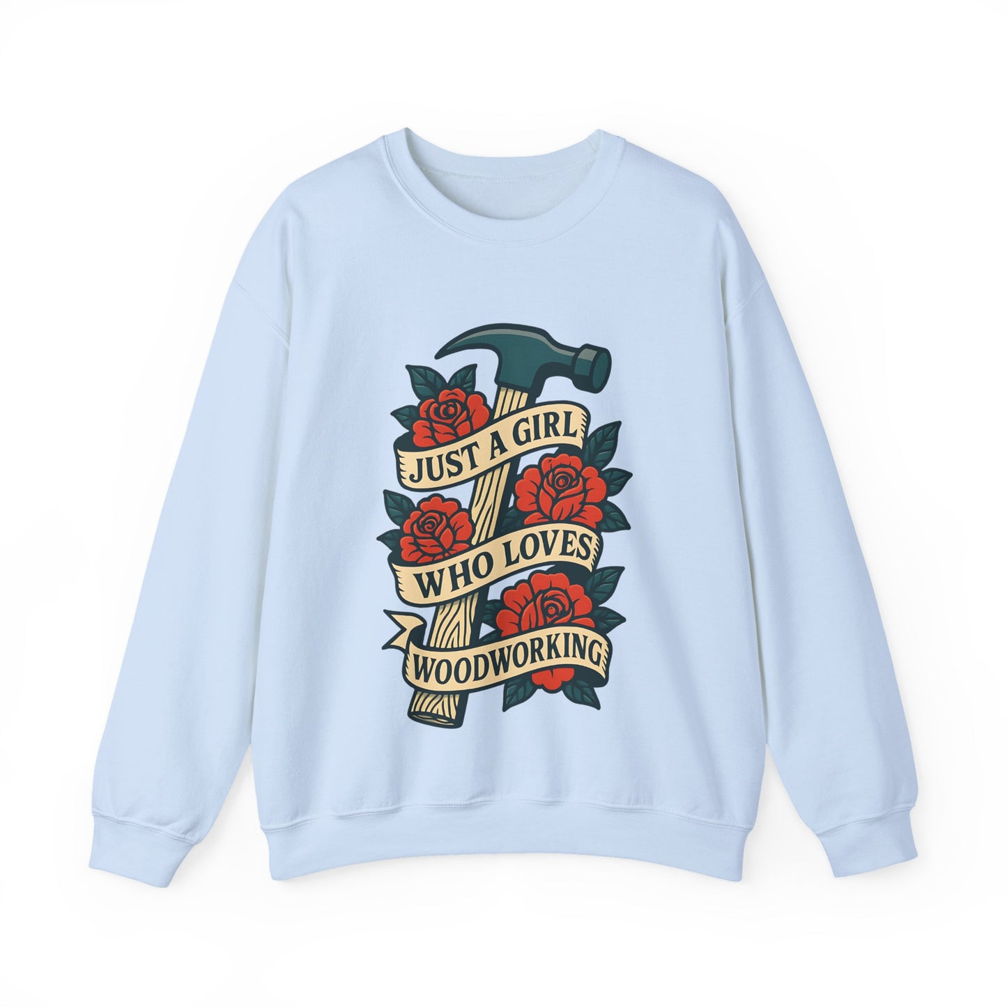 Loves Woodworking Crew Neck
