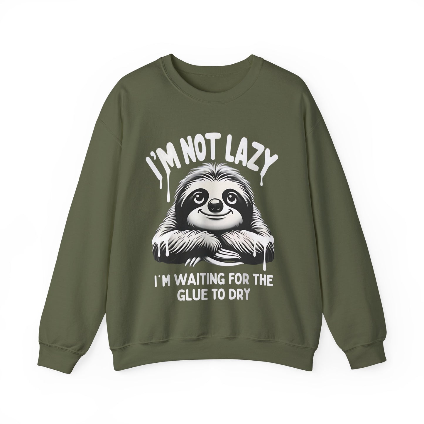 I'm Not Lazy Crew Neck