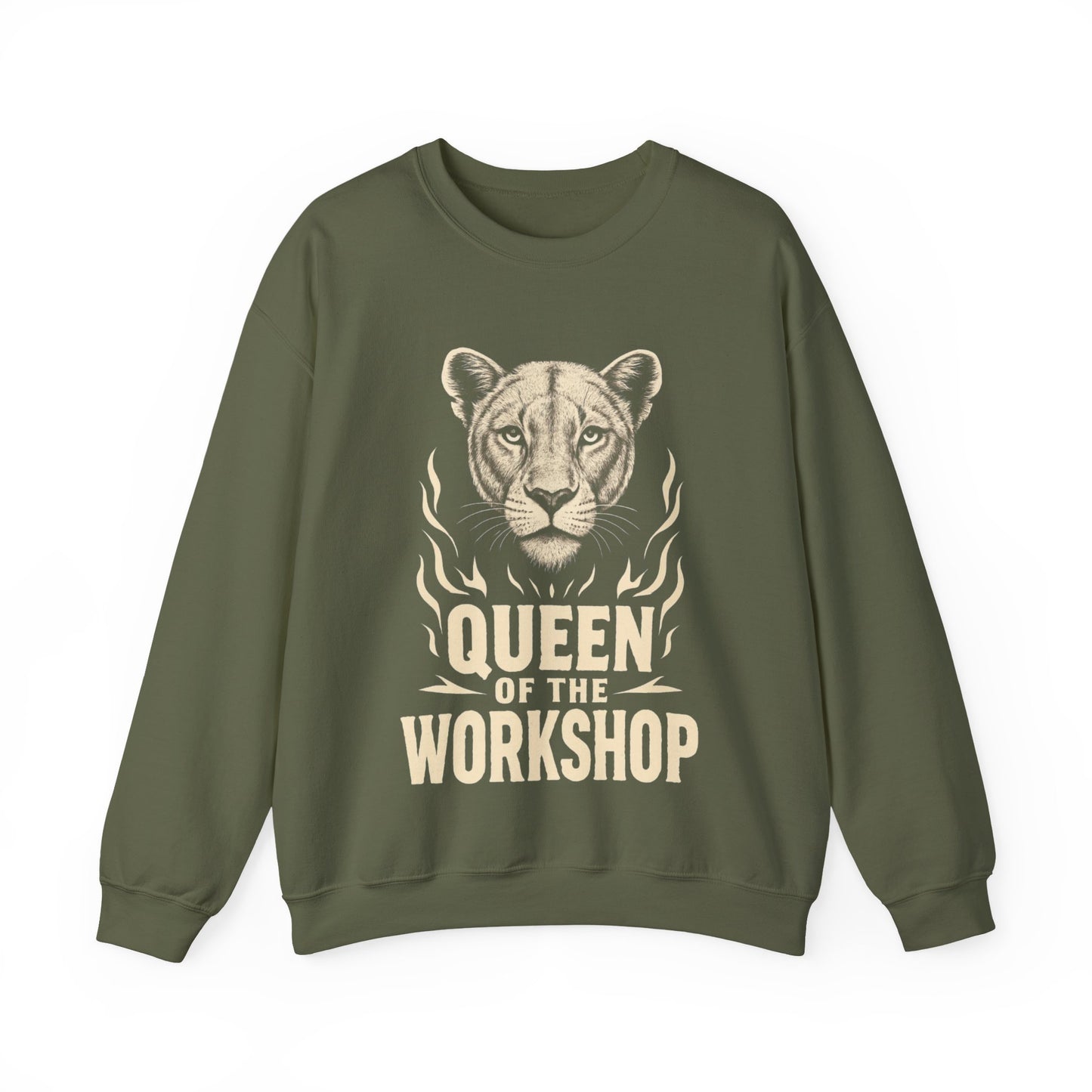 Queen of the Workshop Crew Neck