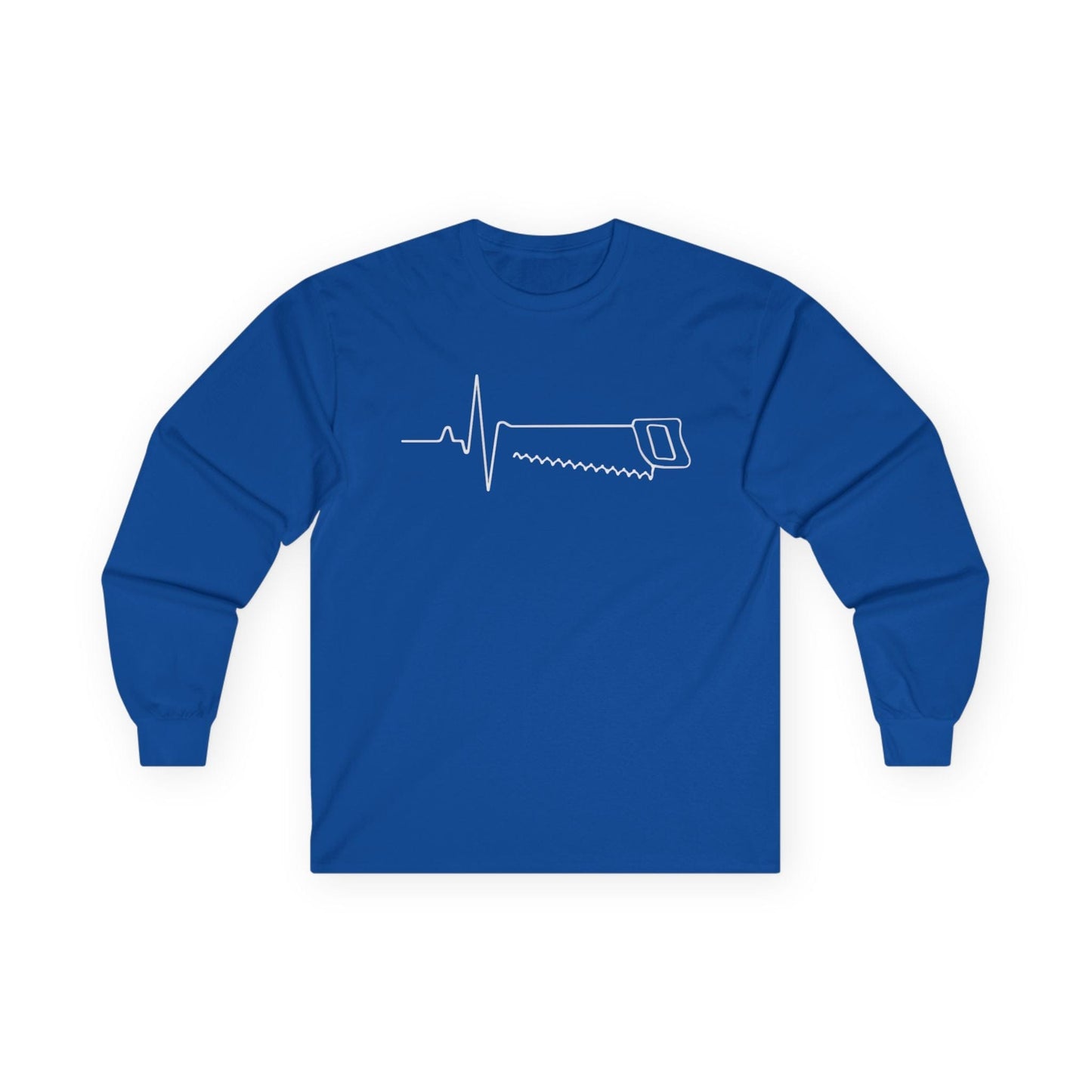 Hand Saw EKG Long Sleeve Tee