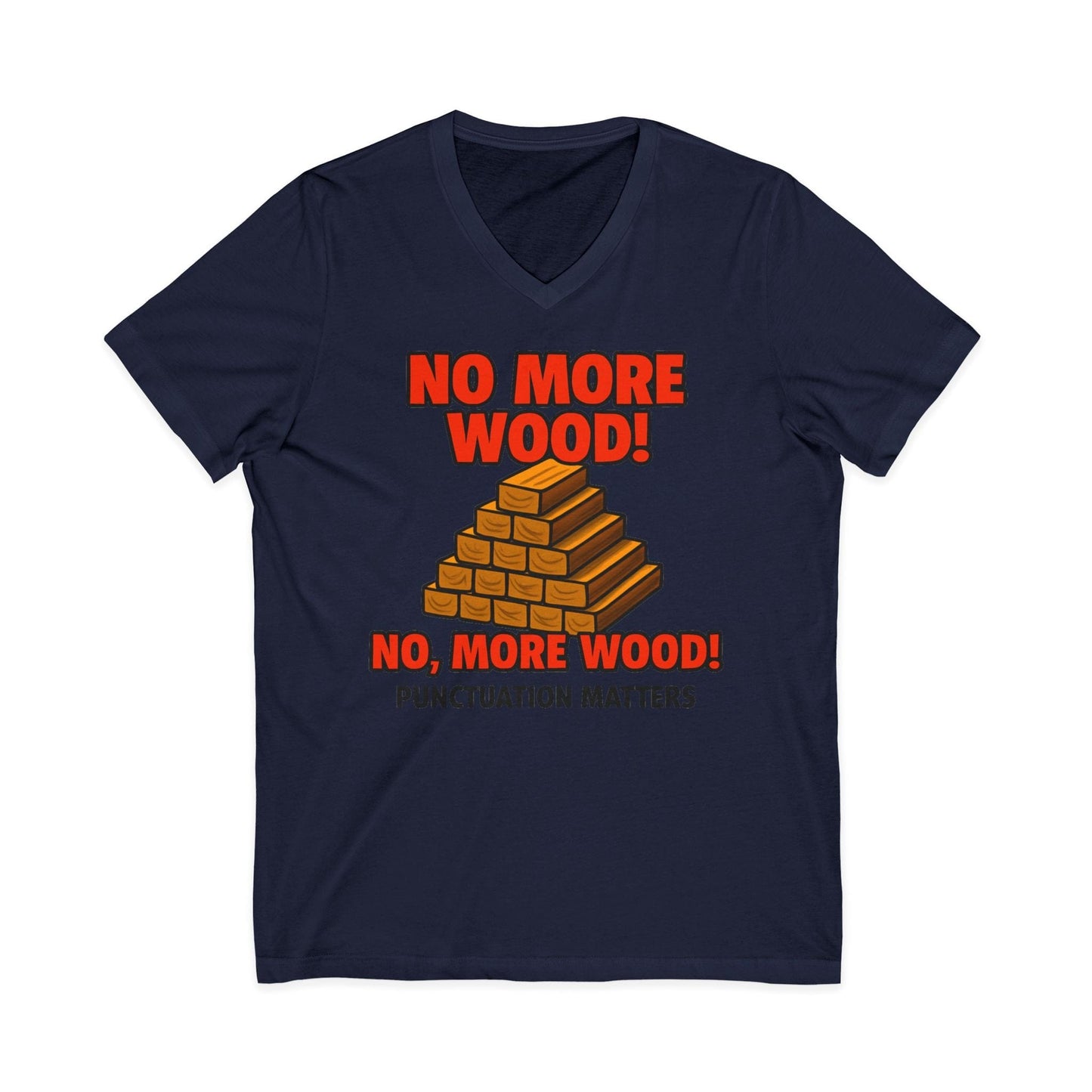 No, More Wood V-Neck