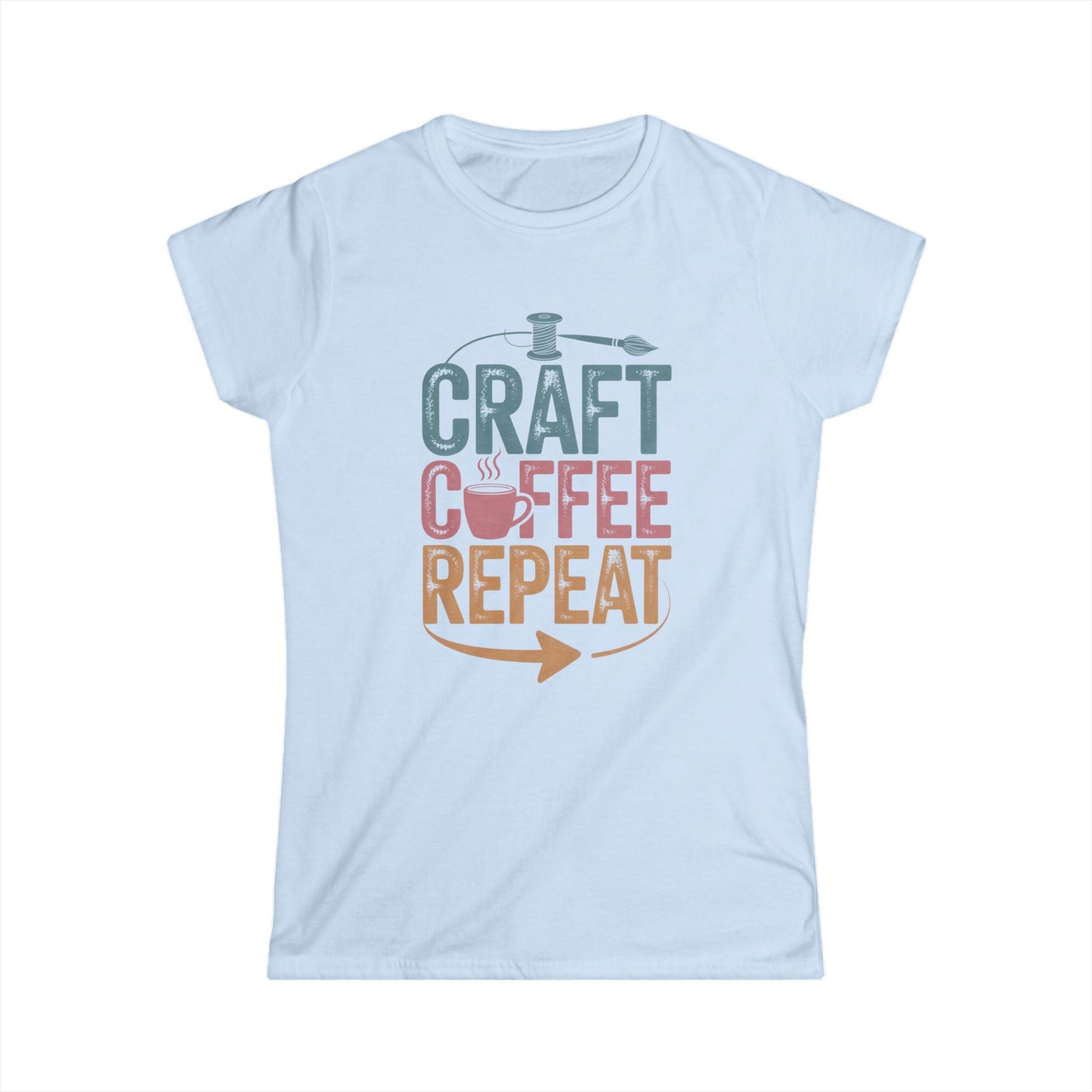 Craft Coffee Repeat Women Tee