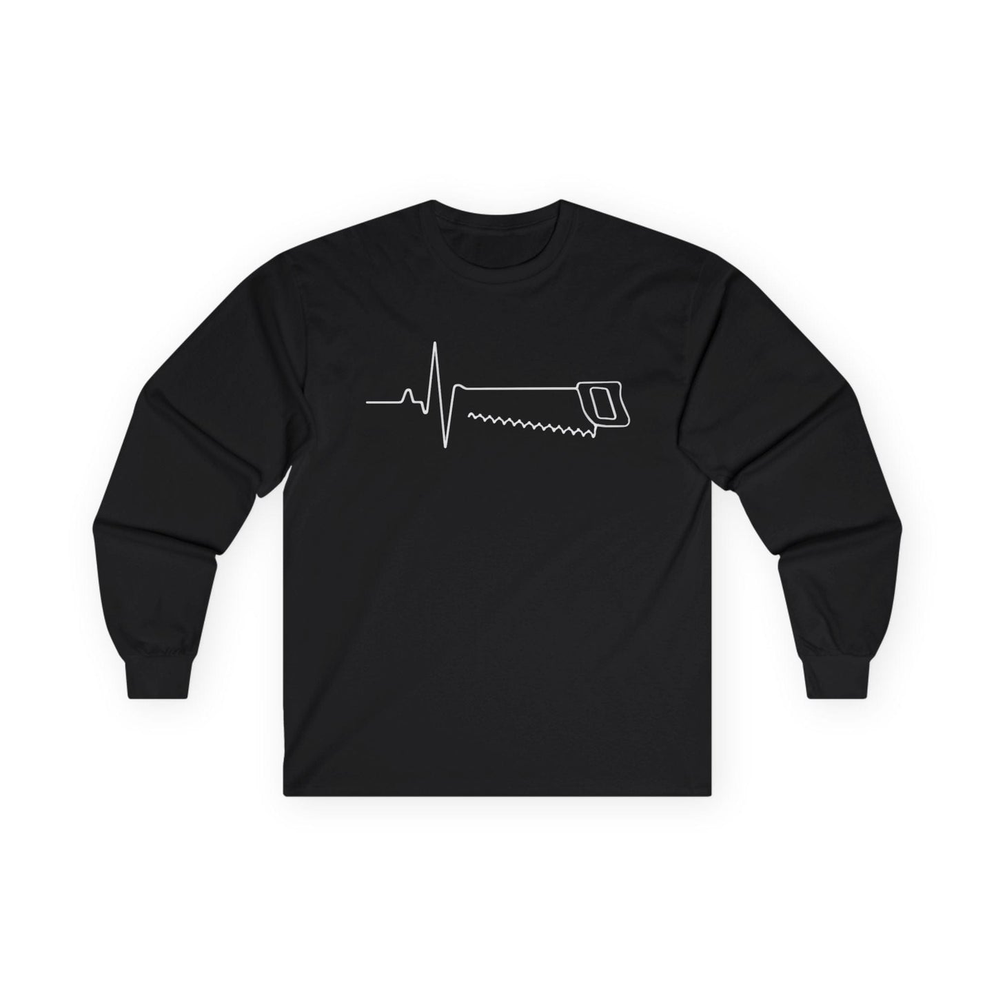 Hand Saw EKG Long Sleeve Tee