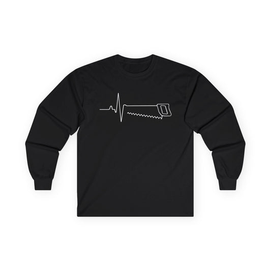 Hand Saw EKG Long Sleeve Tee