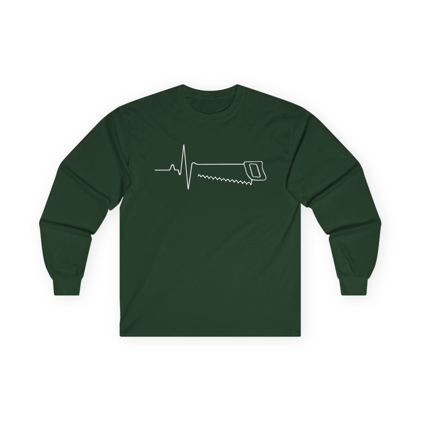 Hand Saw EKG Long Sleeve Tee