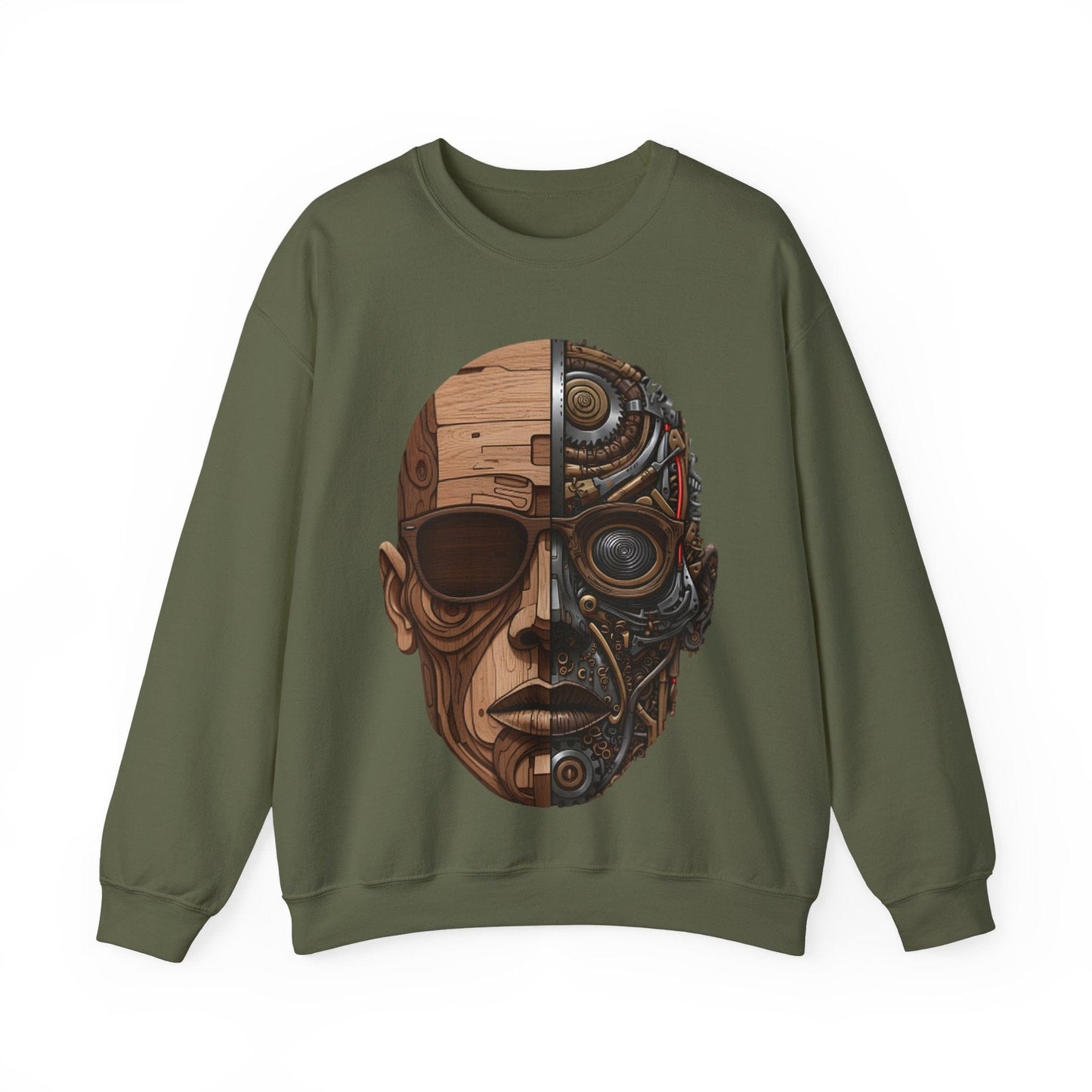 Wood Cyborg Crew Neck