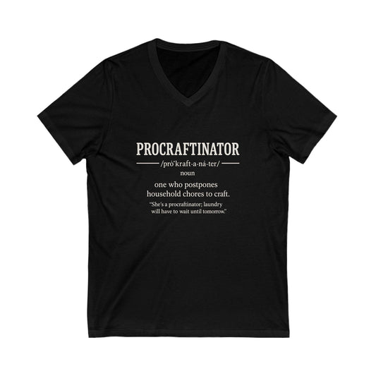Procraftinator V-Neck