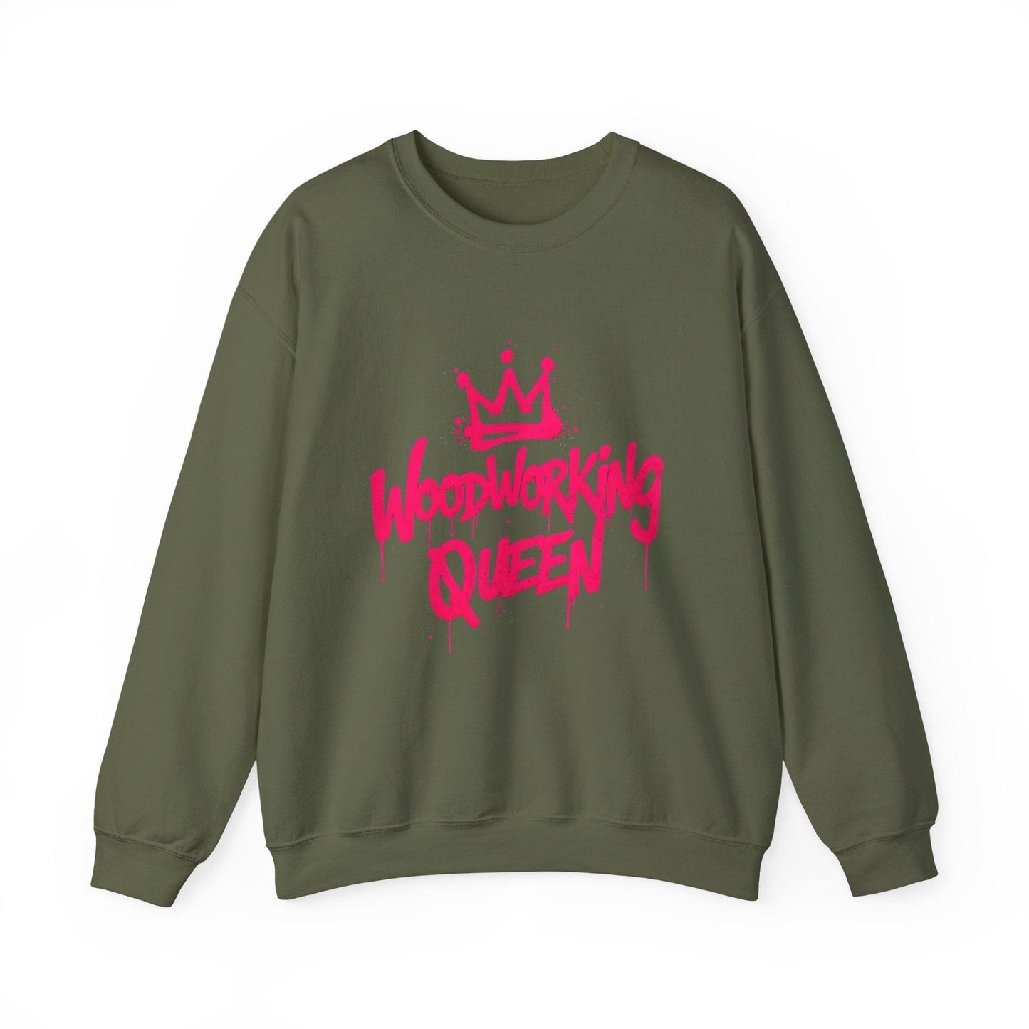 Woodworking Queen Crew Neck
