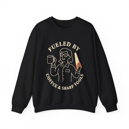 Coffee & Sharp Tools Crew Neck