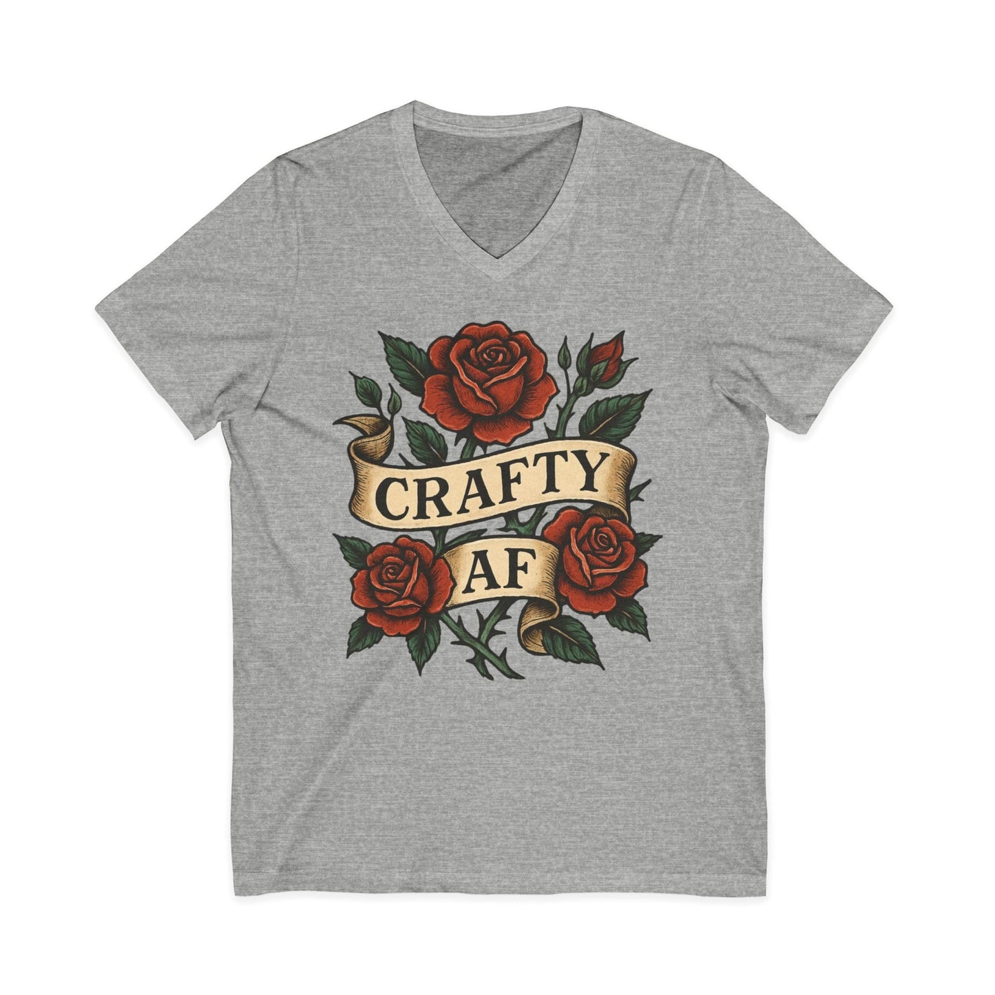Crafty Rose V-Neck