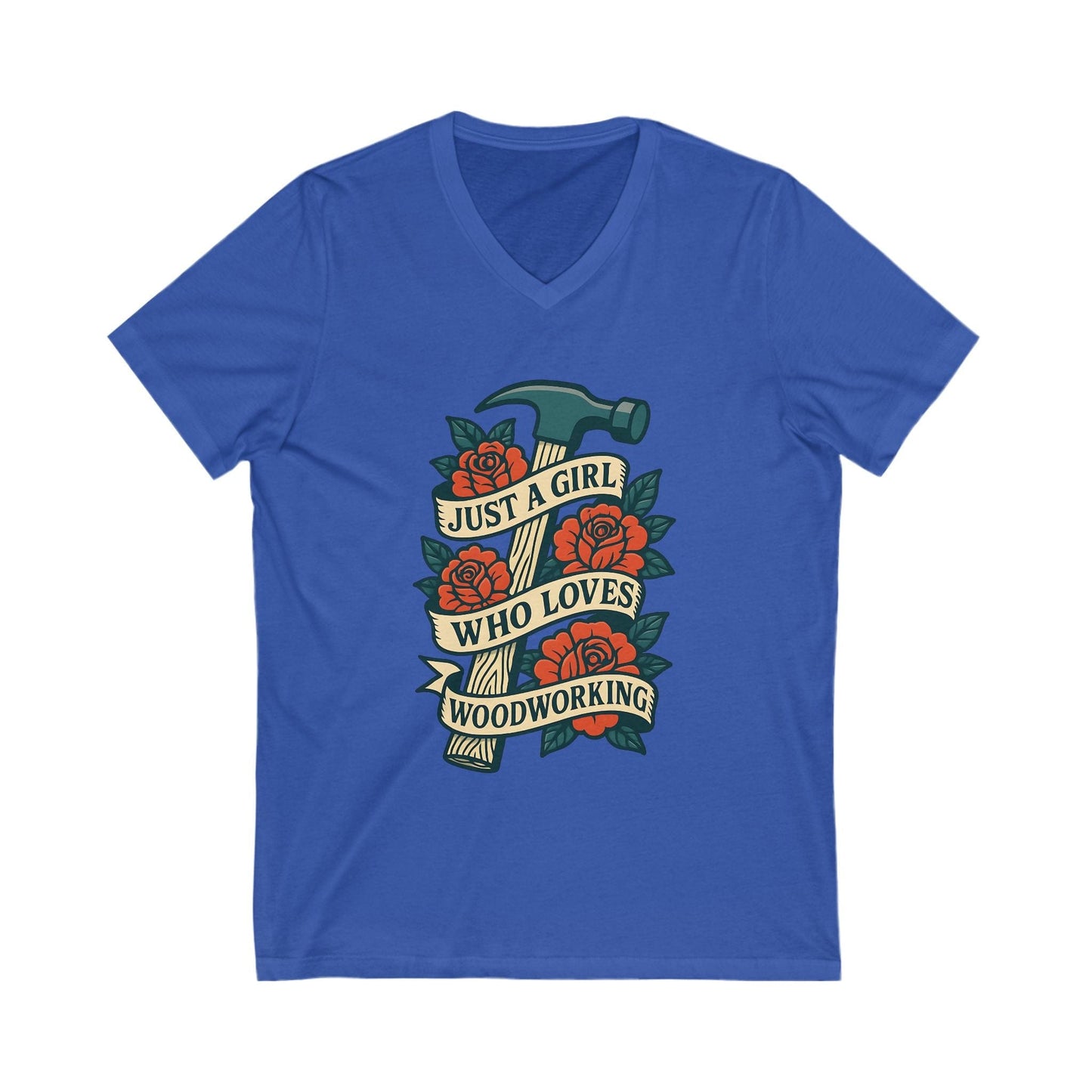 Loves Woodworking V-Neck