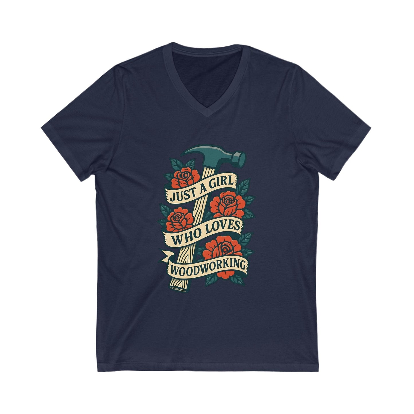 Loves Woodworking V-Neck