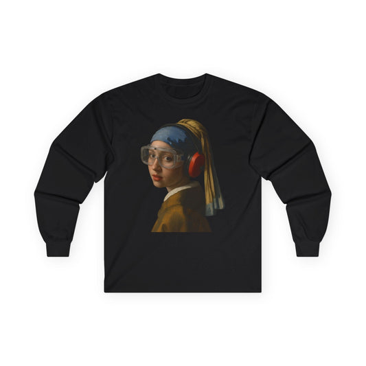 Pearl Earring Long Sleeve Tee