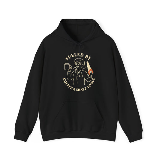 Coffee & Sharp Tools Hoodie