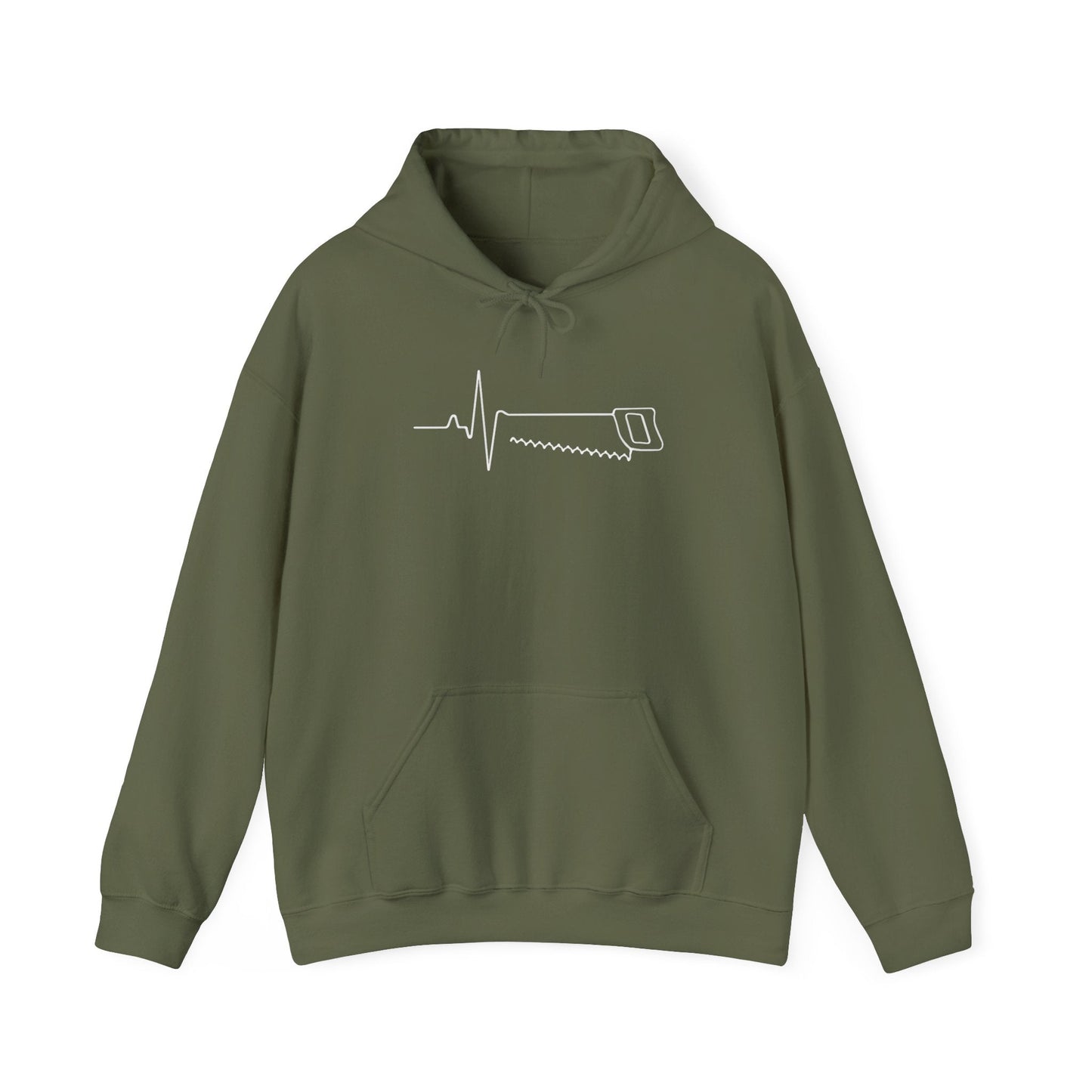 Hand Saw EKG Hoodie