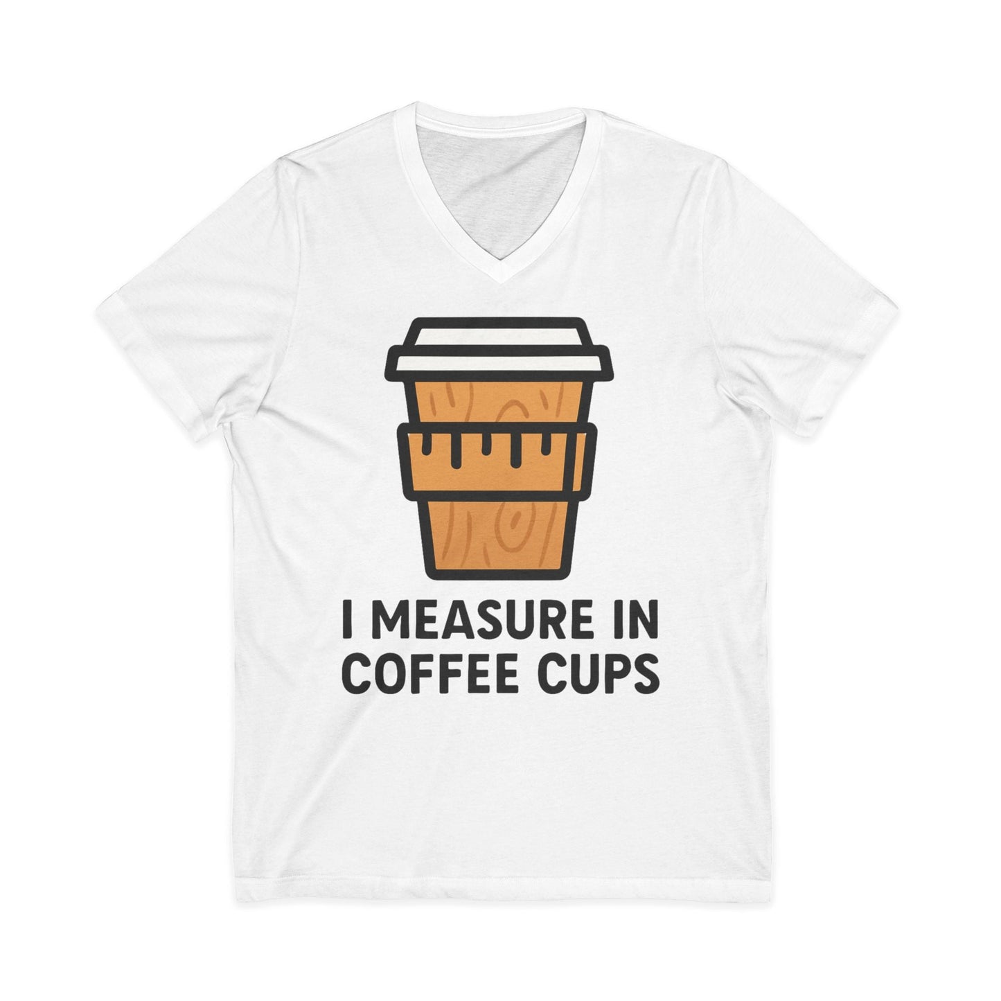Coffee Cups V-Neck