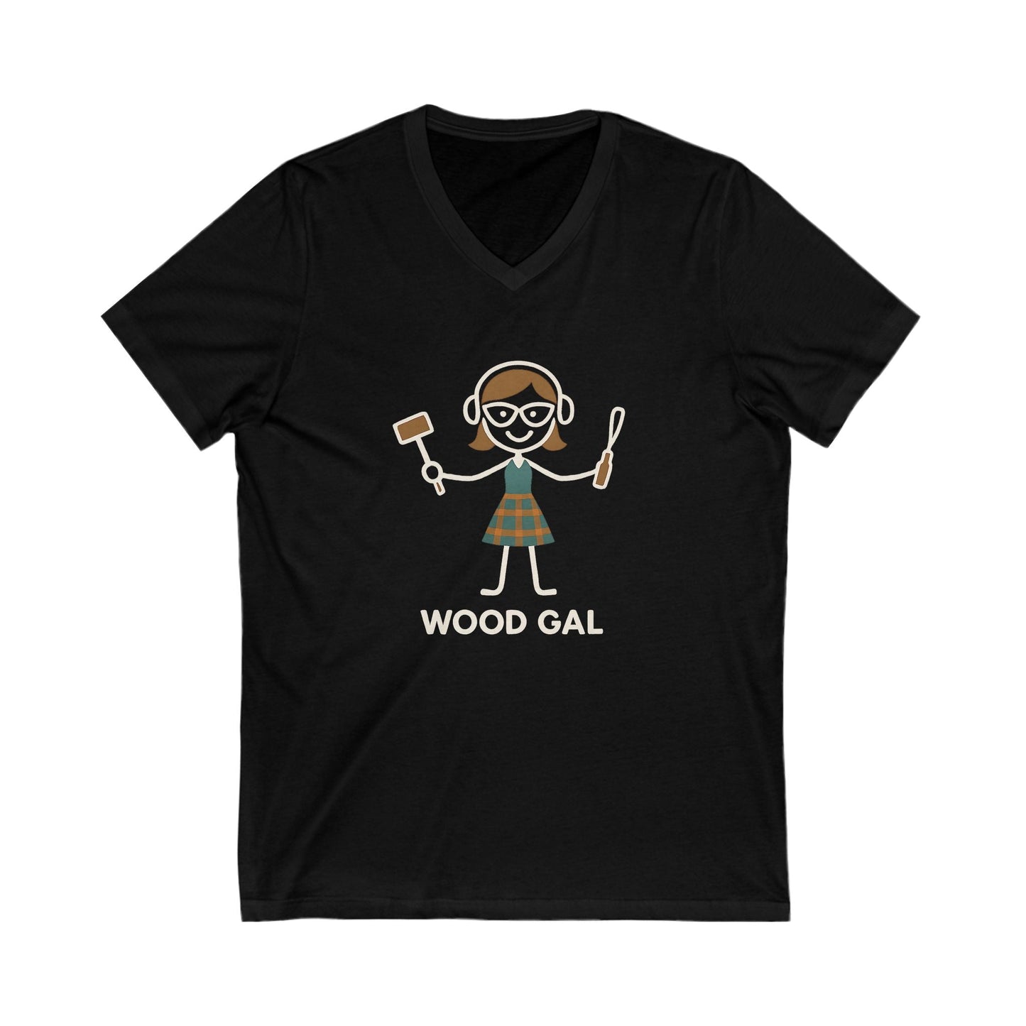 Wood Gal V-Neck