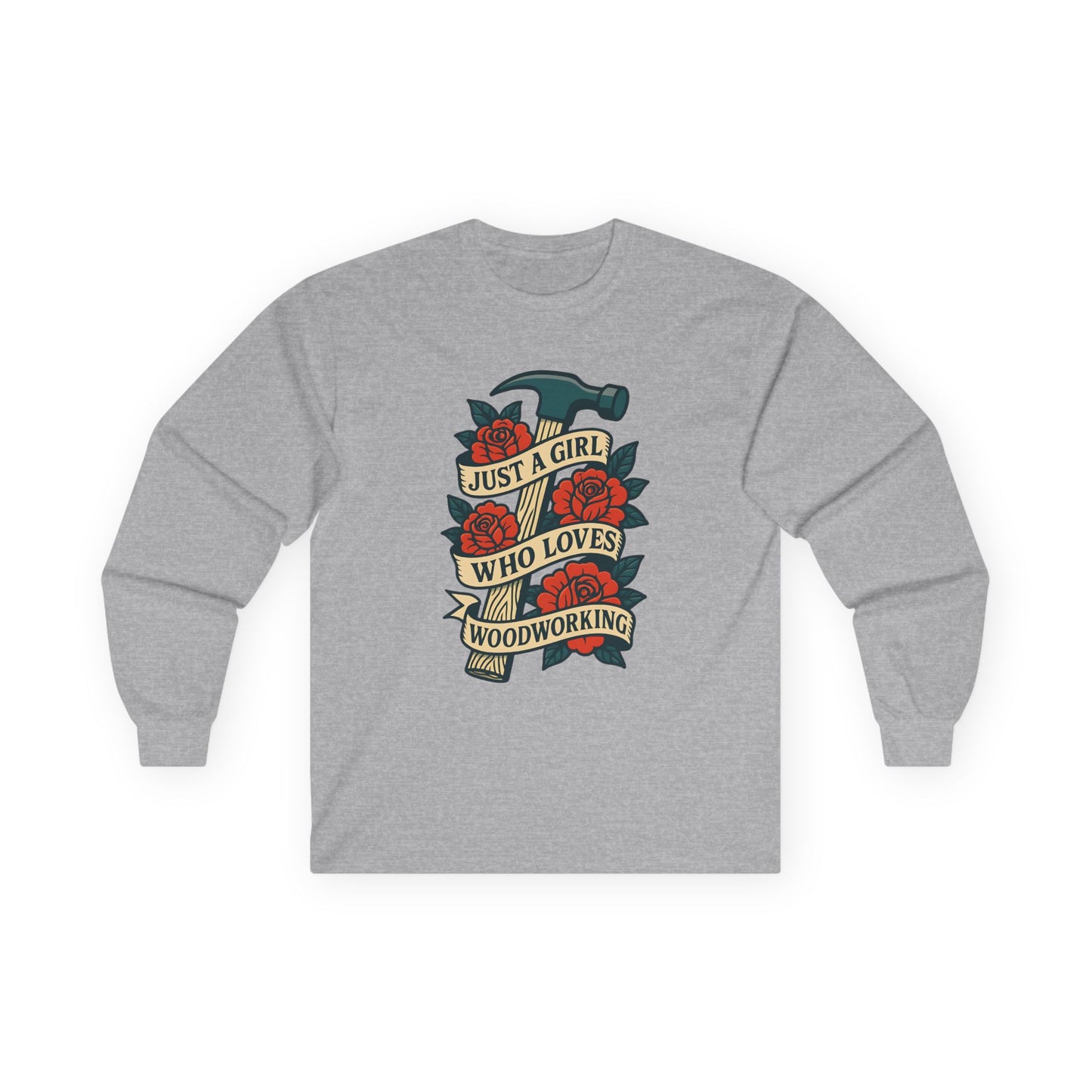 Loves Woodworking Long Sleeve Tee