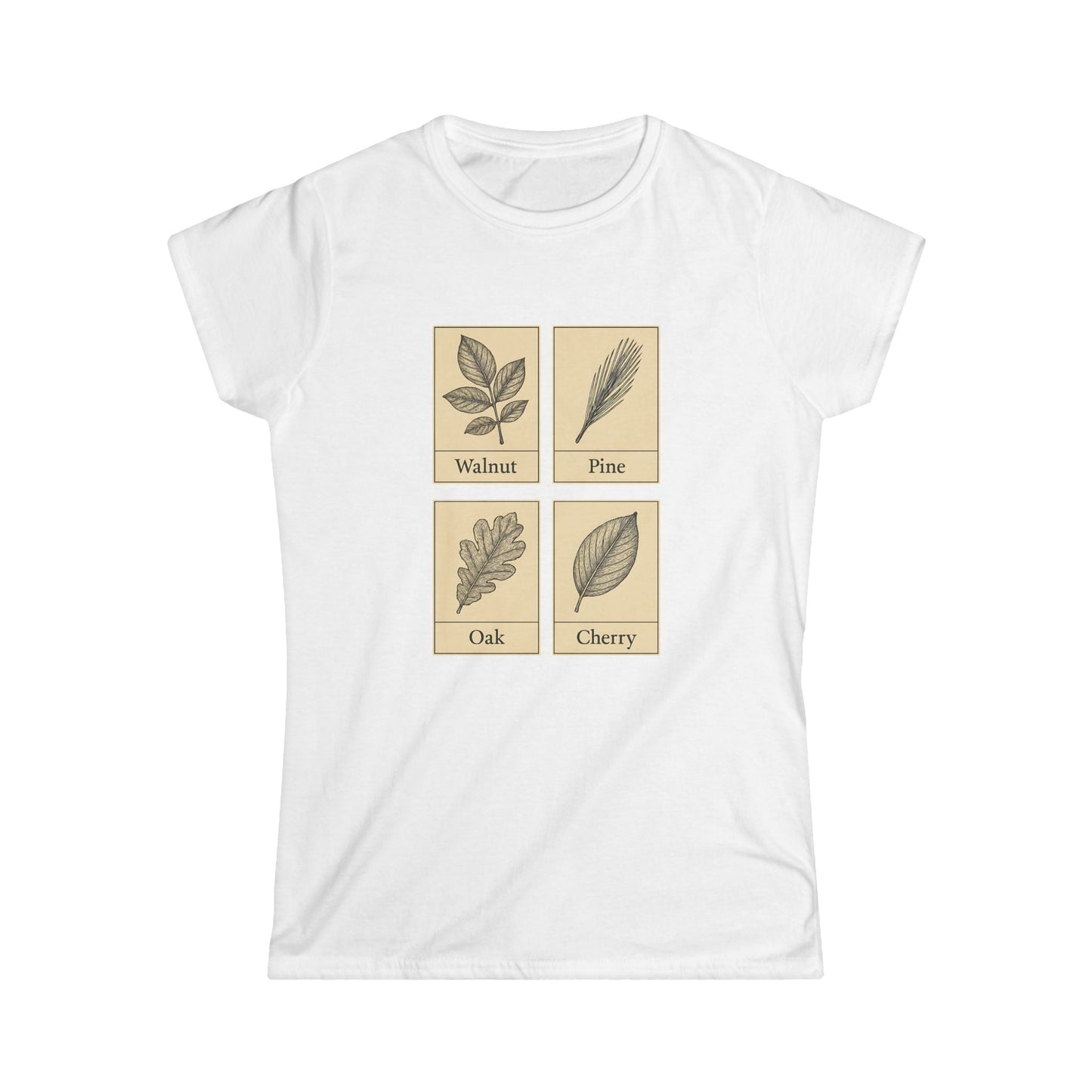 Walnut Pine Oak Cherry Women Tee