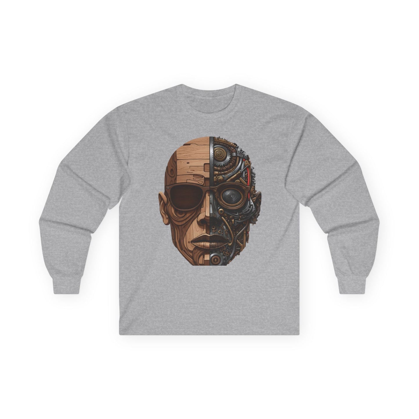 Wood Cyborg Long Sleeve Tee