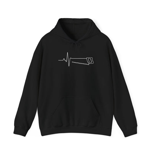 Hand Saw EKG Hoodie