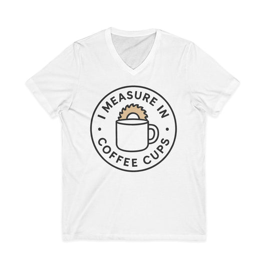 Measure in Coffee V-Neck