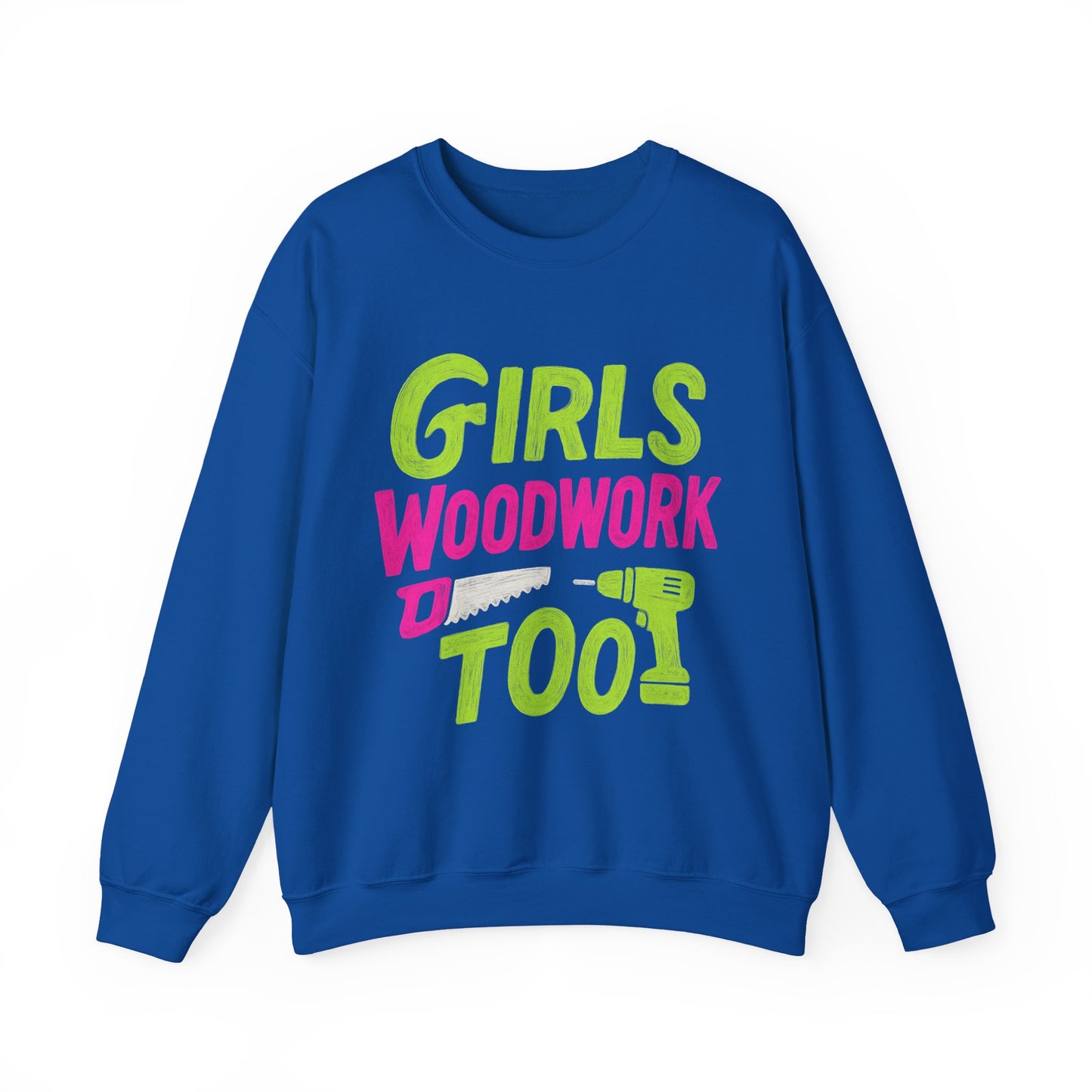 Girls Woodwork Also Crew Neck