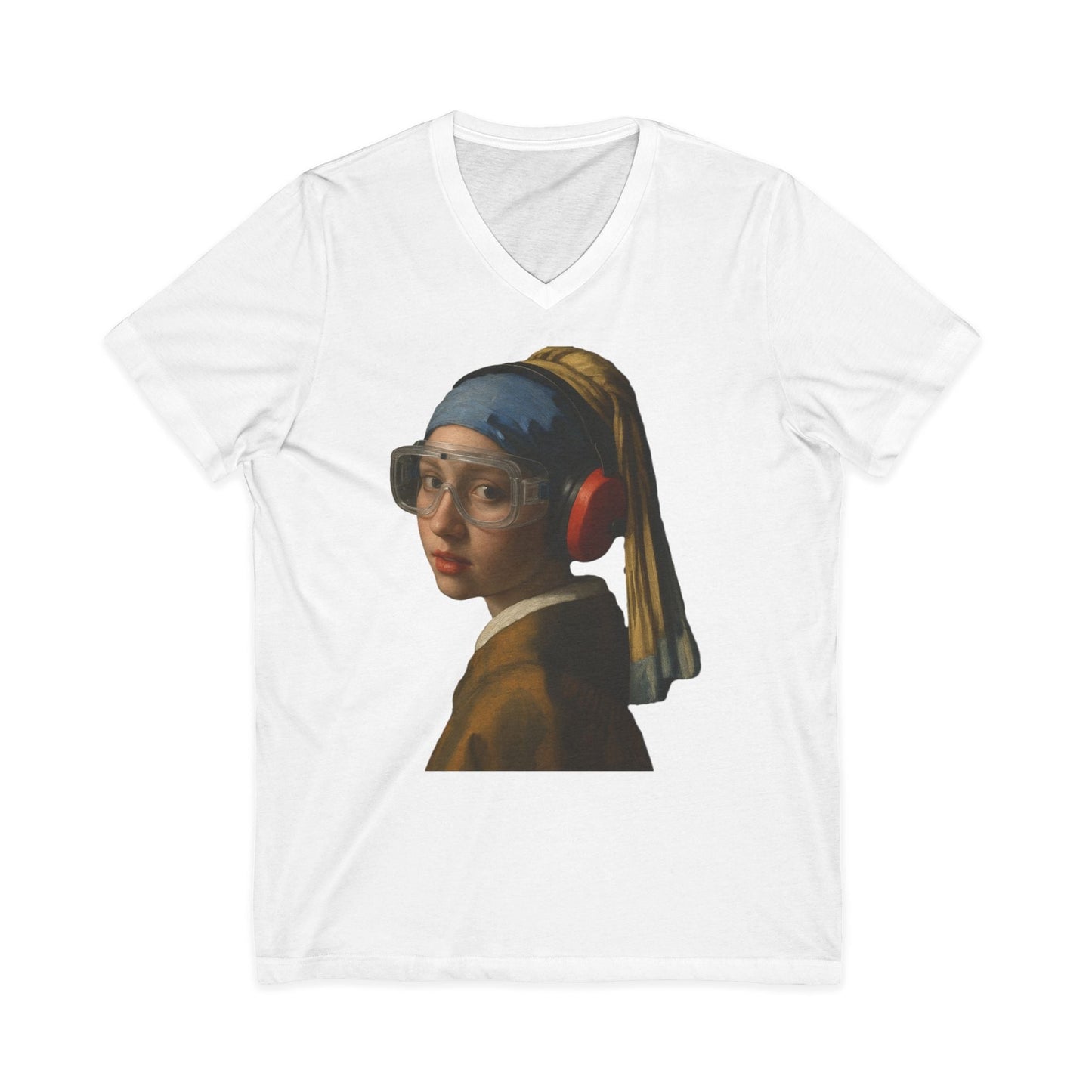Pearl Earring V-Neck