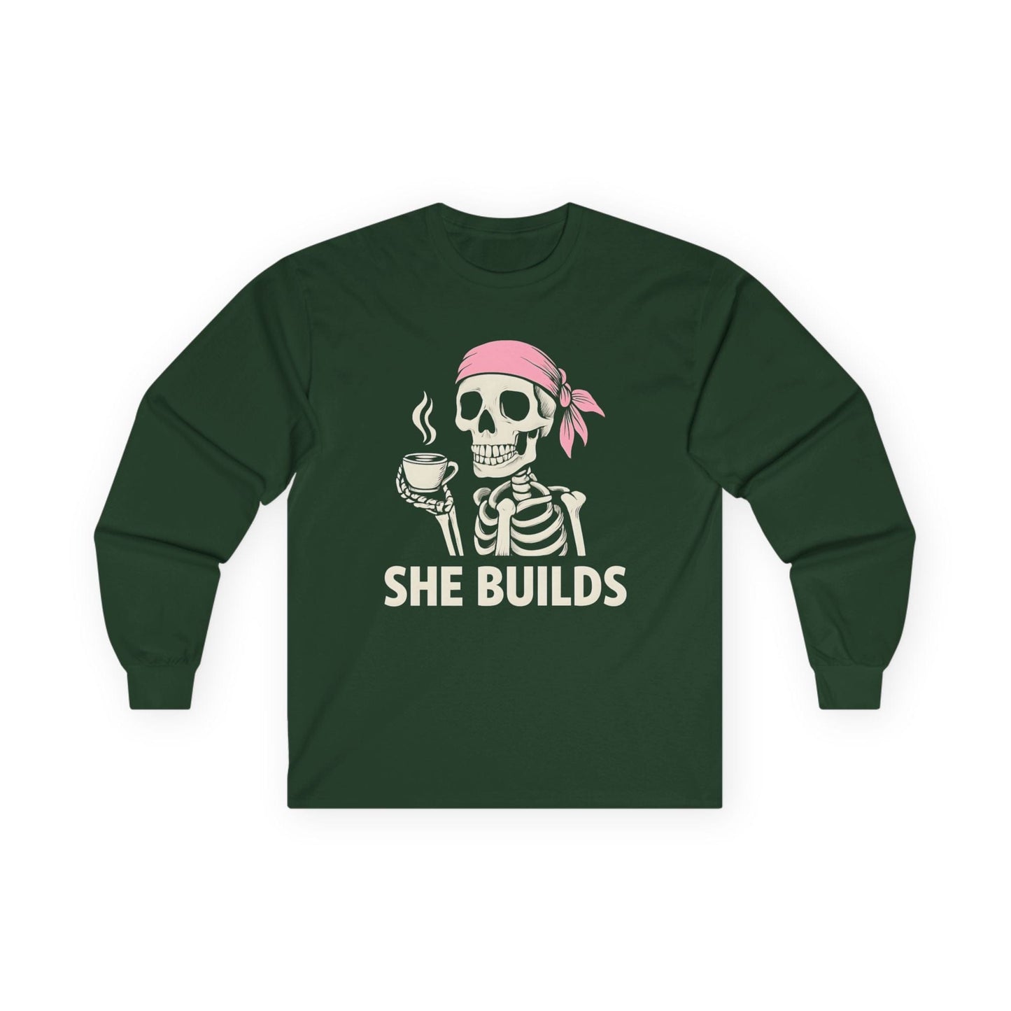 She Builds Long Sleeve Tee
