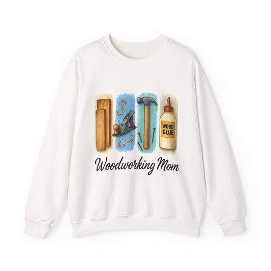 Woodworking Mom Crew Neck