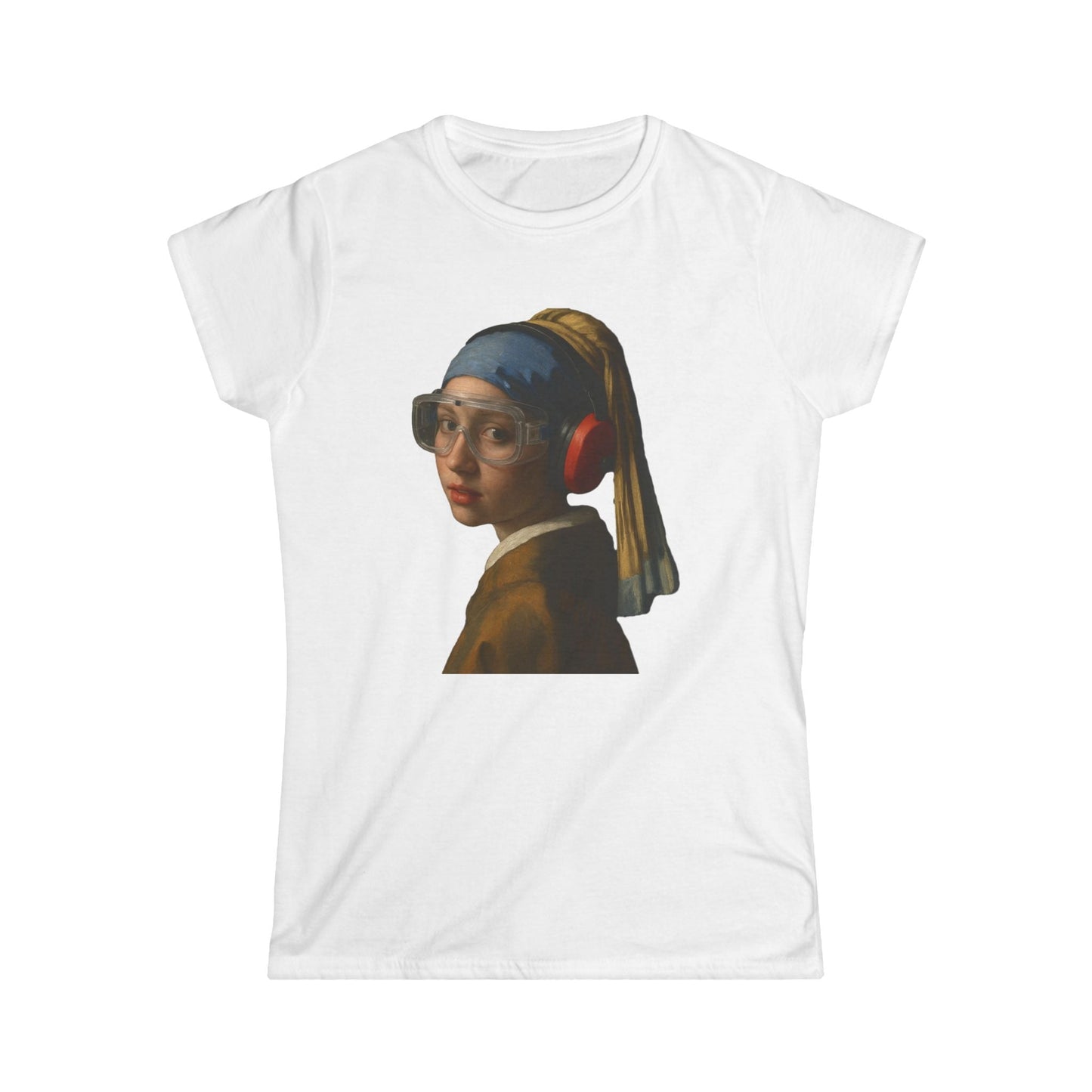 Pearl Earring Women Tee