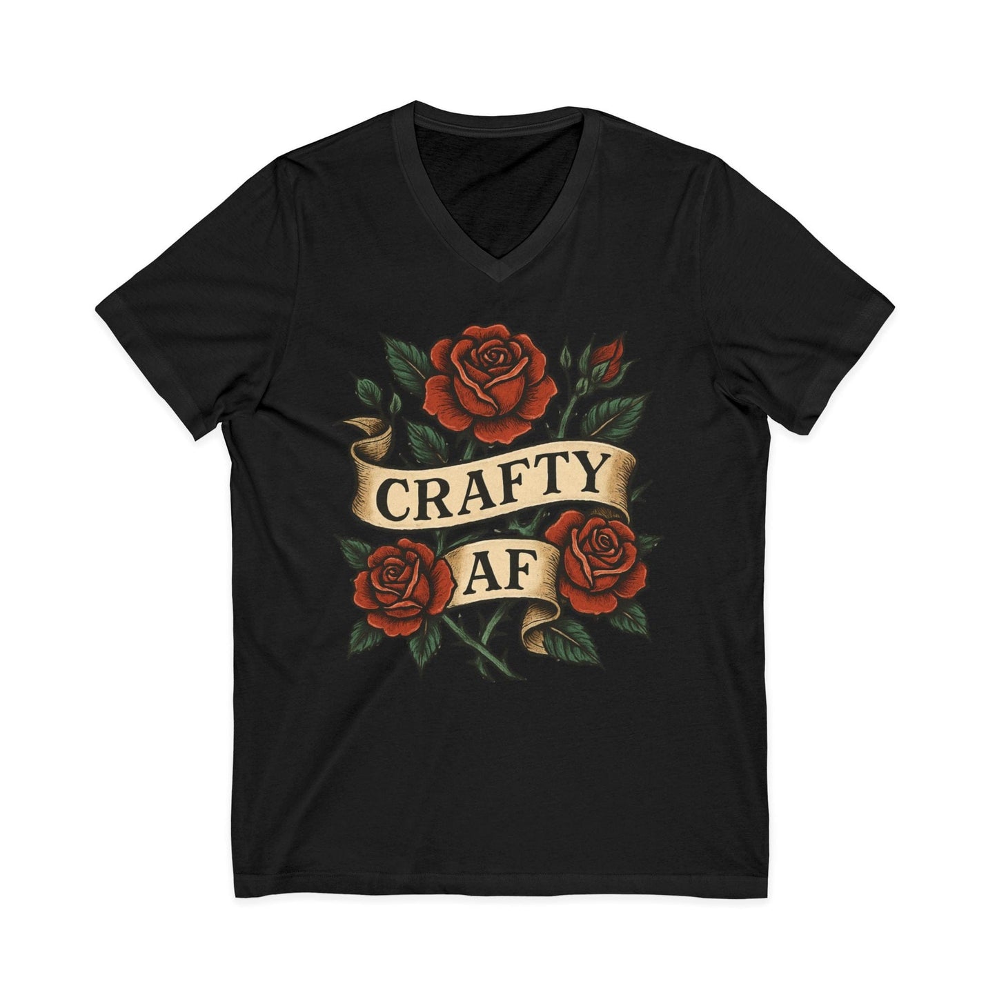 Crafty Rose V-Neck